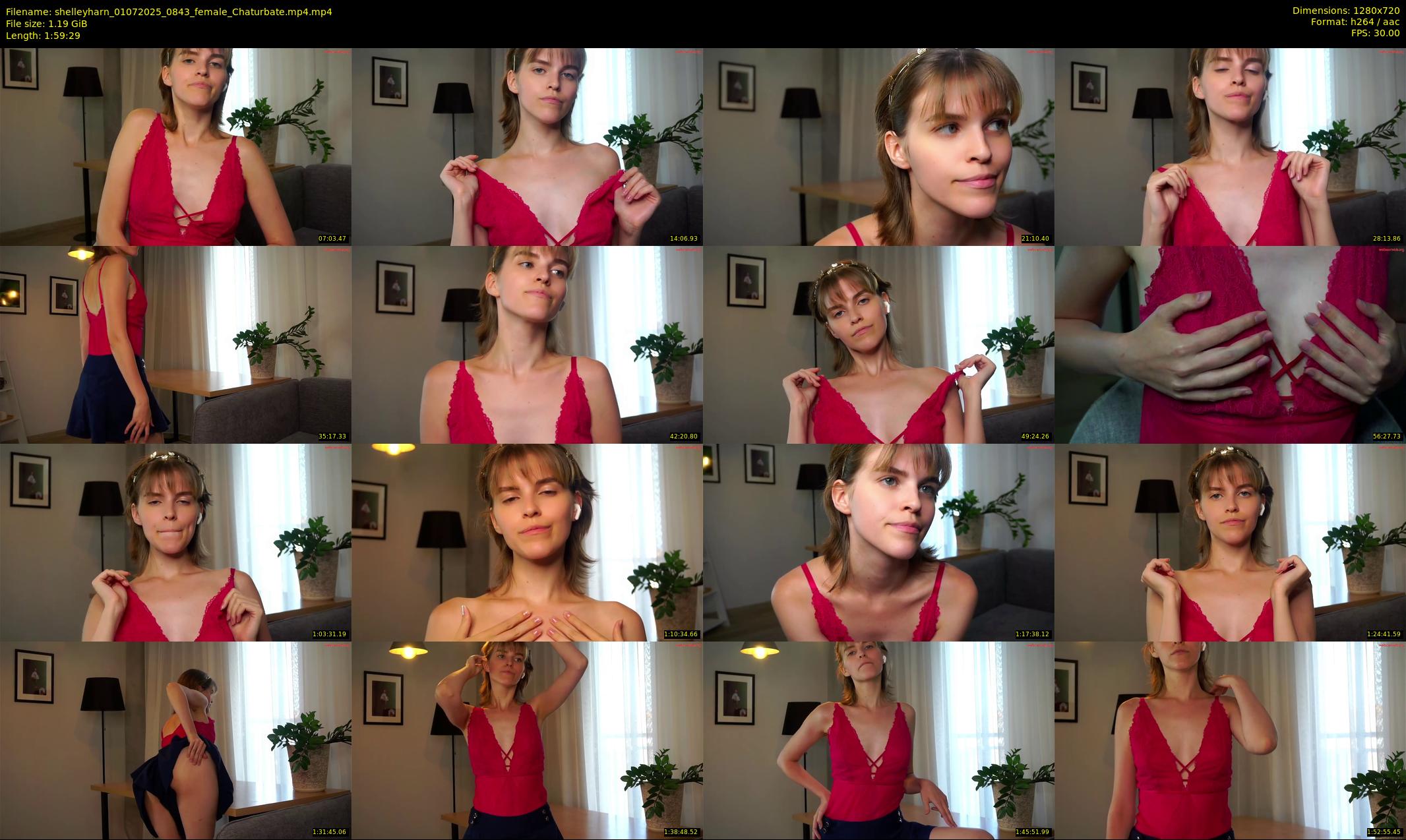 shelleyharn — 120 minute Chaturbate female cam show recording, 720p, Jul 1, 2025