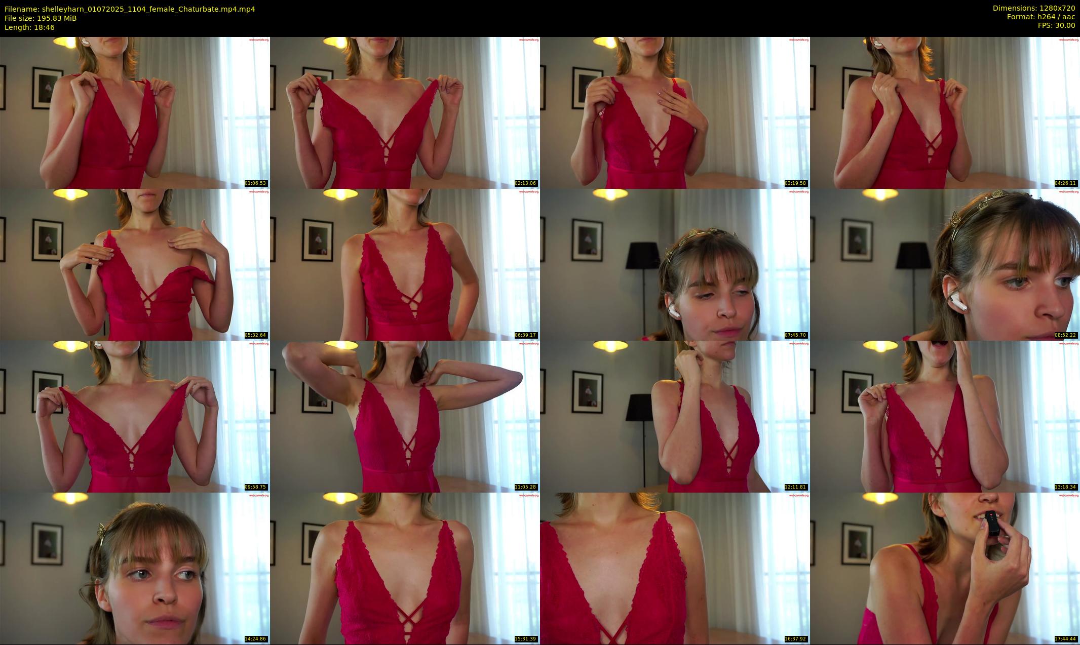 shelleyharn — 19 minute Chaturbate female cam show recording, 720p, Jul 1, 2025