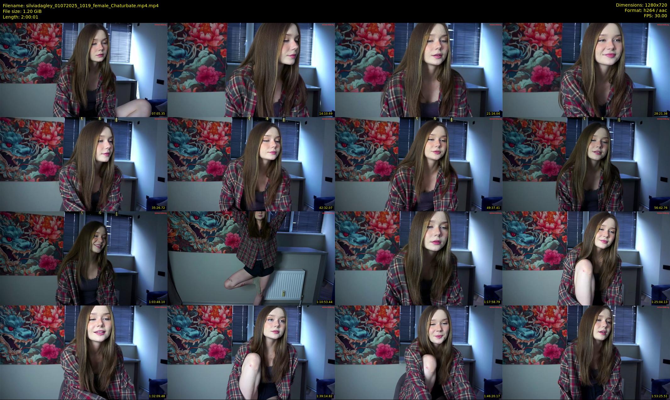 silviadagley — 121 minute Chaturbate female cam show recording, 720p, Jul 1, 2025