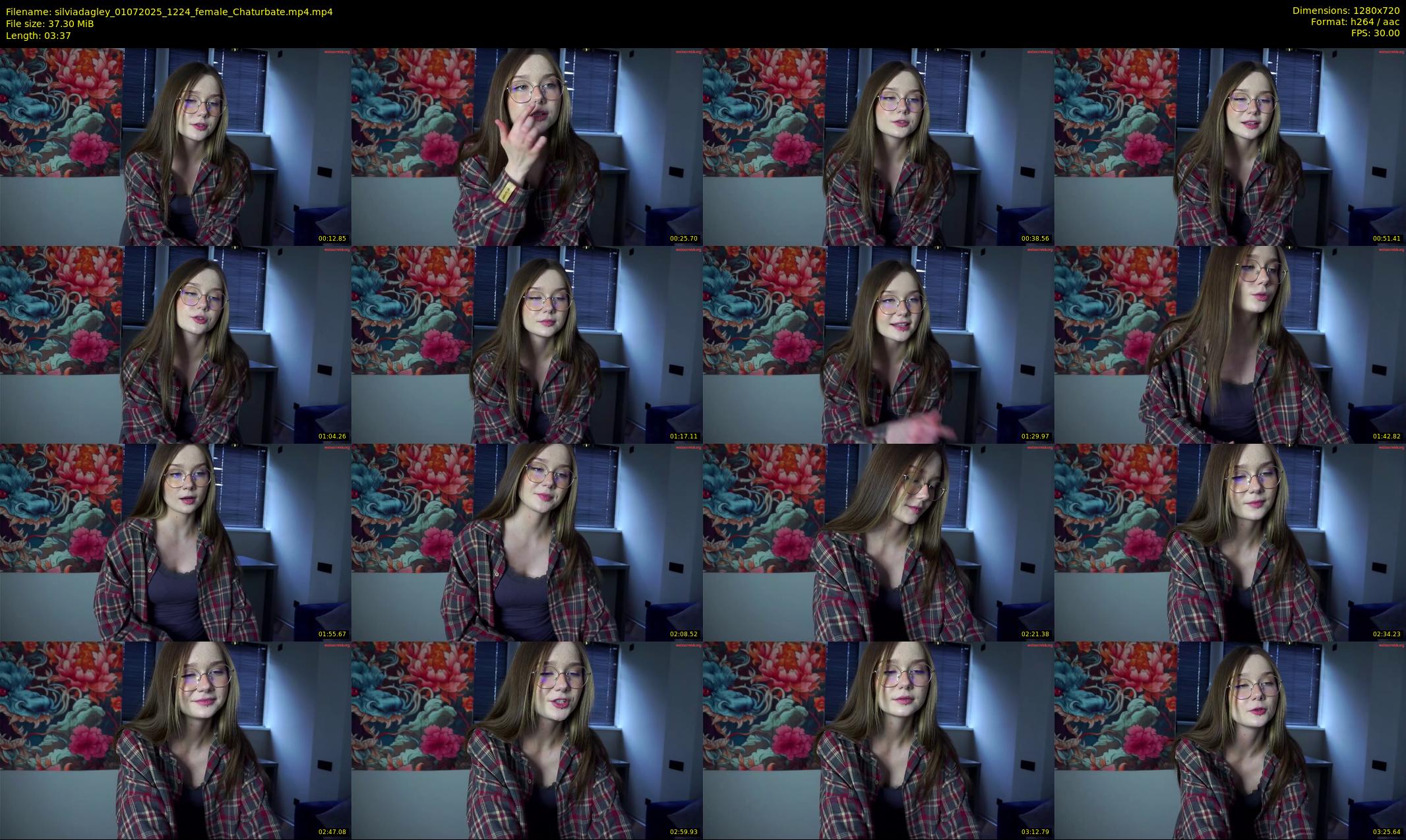 silviadagley — 4 minute Chaturbate female cam show recording, 720p, Jul 1, 2025