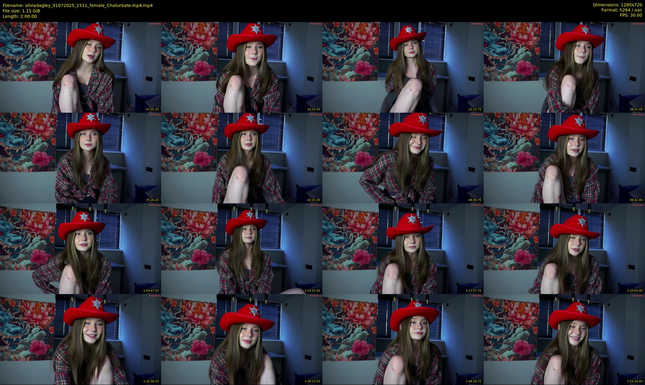 silviadagley — 120 minute Chaturbate female cam show recording, 720p, Jul 1, 2025