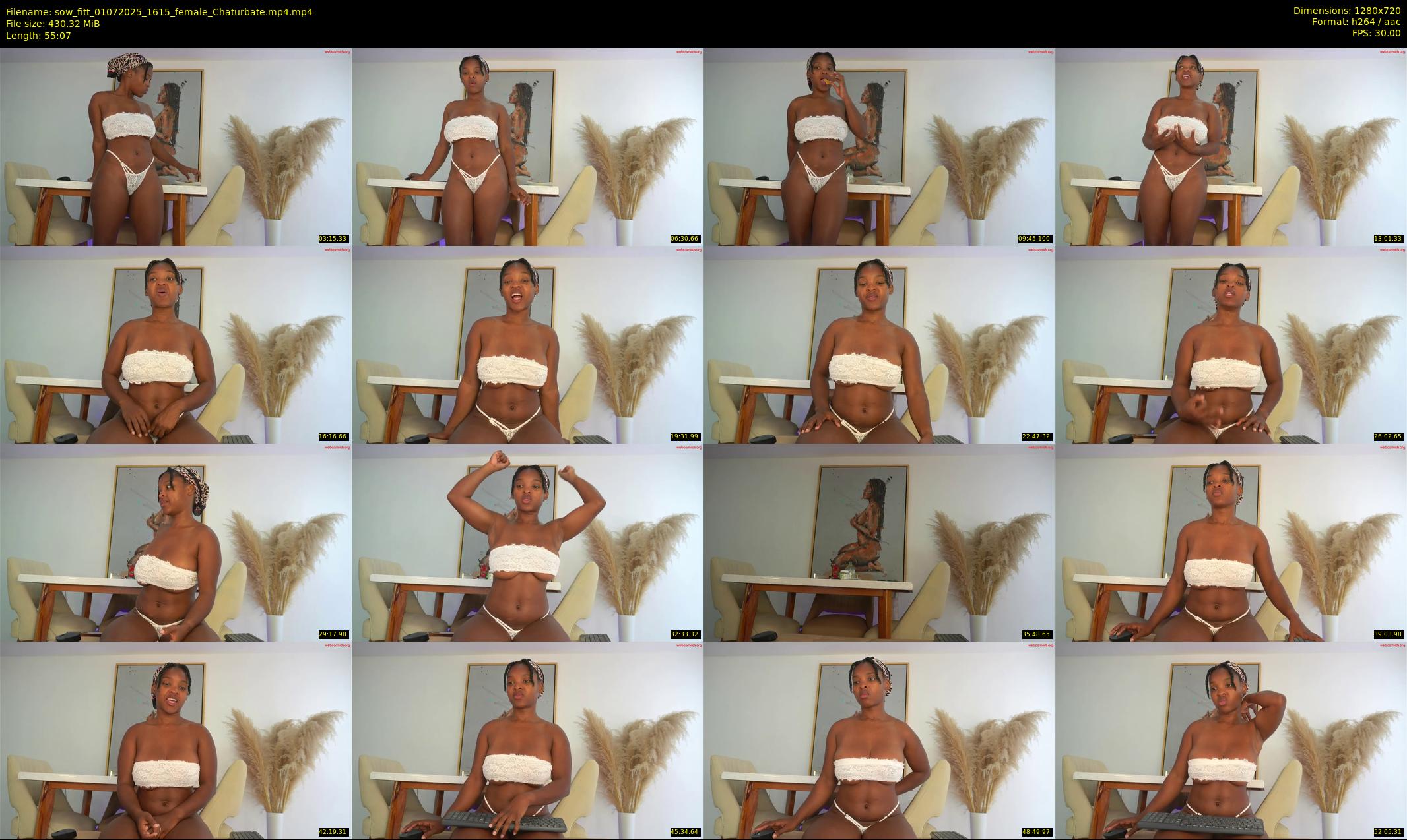 sow_fitt — 56 minute Chaturbate female cam show recording, 720p, Jul 1, 2025