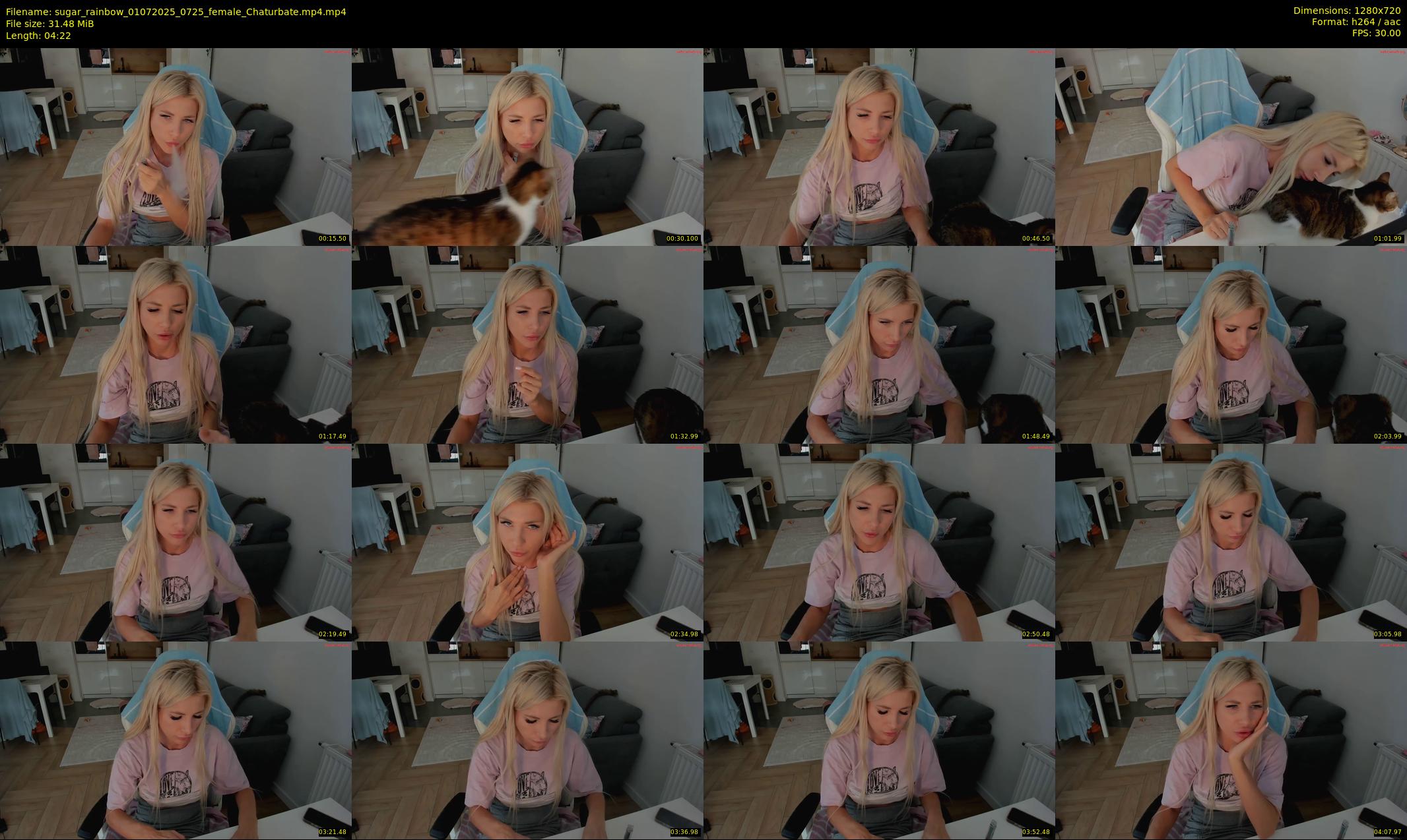 sugar_rainbow — 5 minute Chaturbate female cam show recording, 720p, Jul 1, 2025