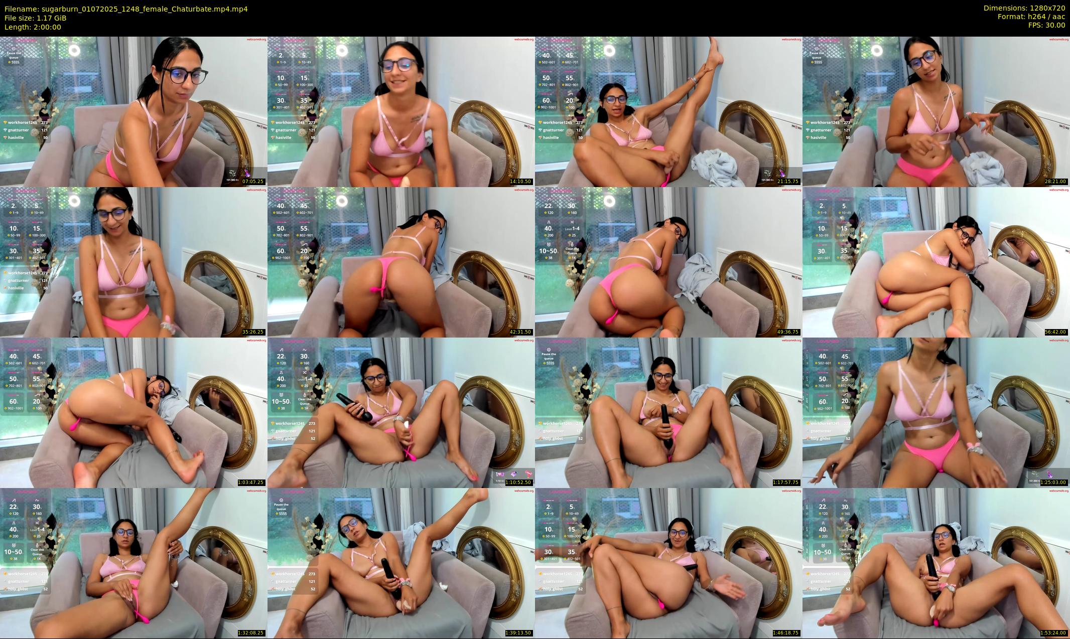 sugarburn — 120 minute Chaturbate female cam show recording, 720p, Jul 1, 2025