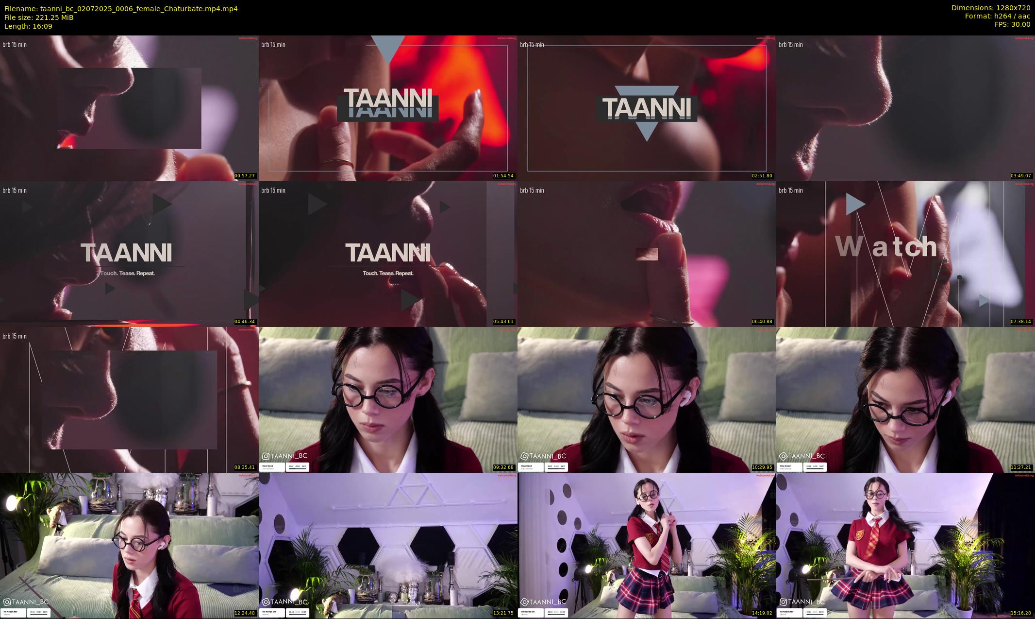 taanni_bc — 17 minute Chaturbate female cam show recording, 720p, Jul 2, 2025
