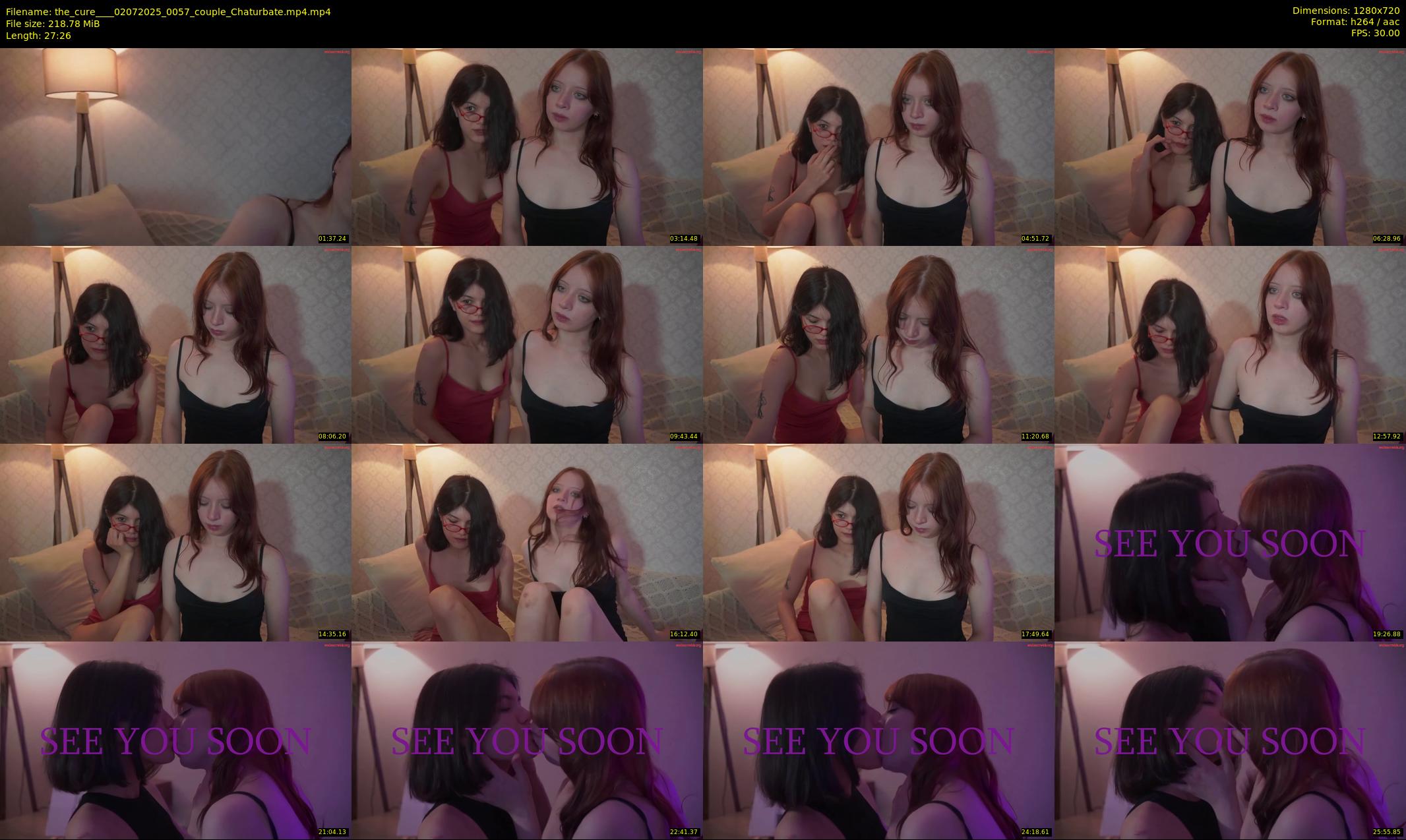 the_cure___ — 28 minute Chaturbate couple cam show recording, 720p, Jul 2, 2025