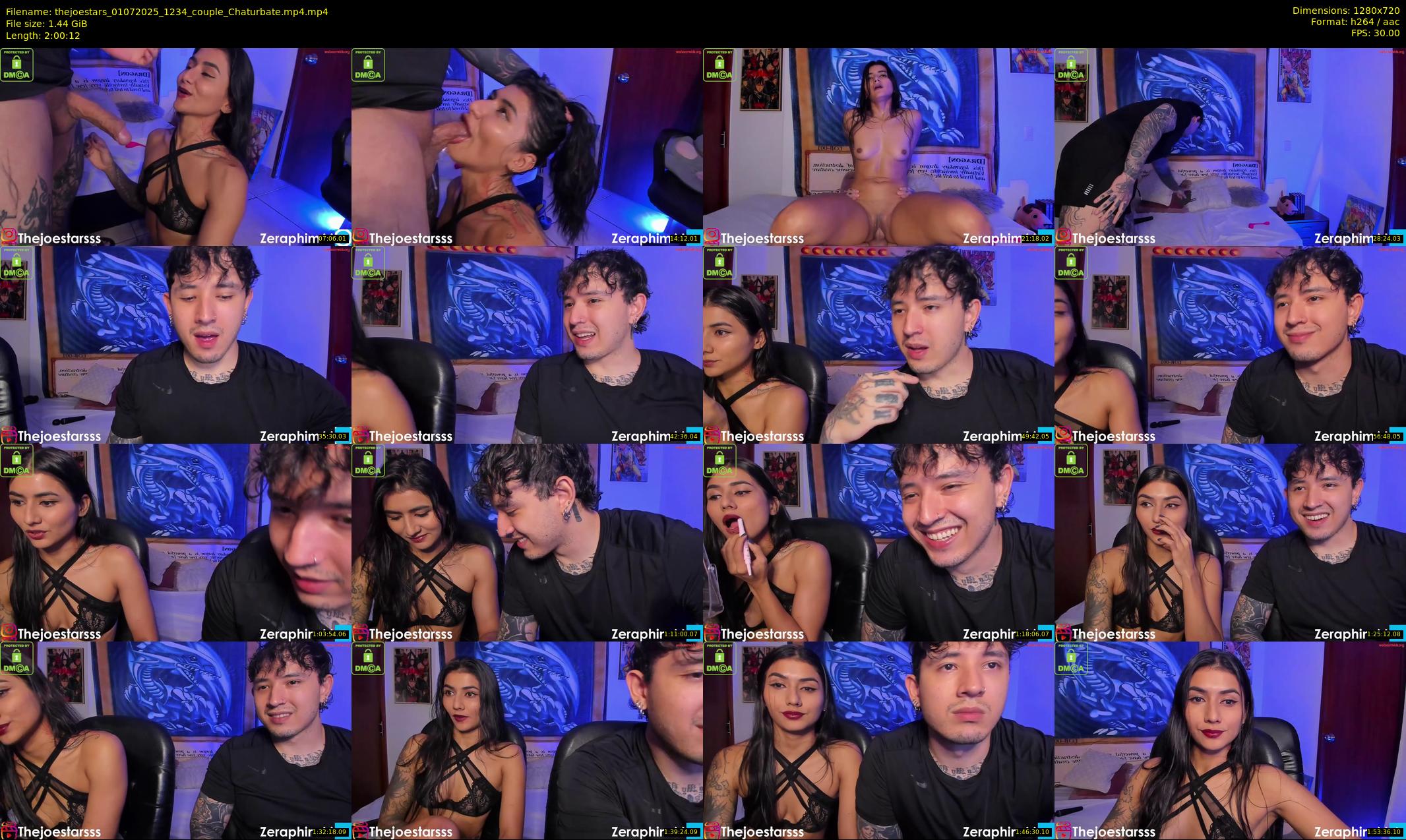 thejoestars — 121 minute Chaturbate couple cam show recording, 720p, Jul 1, 2025