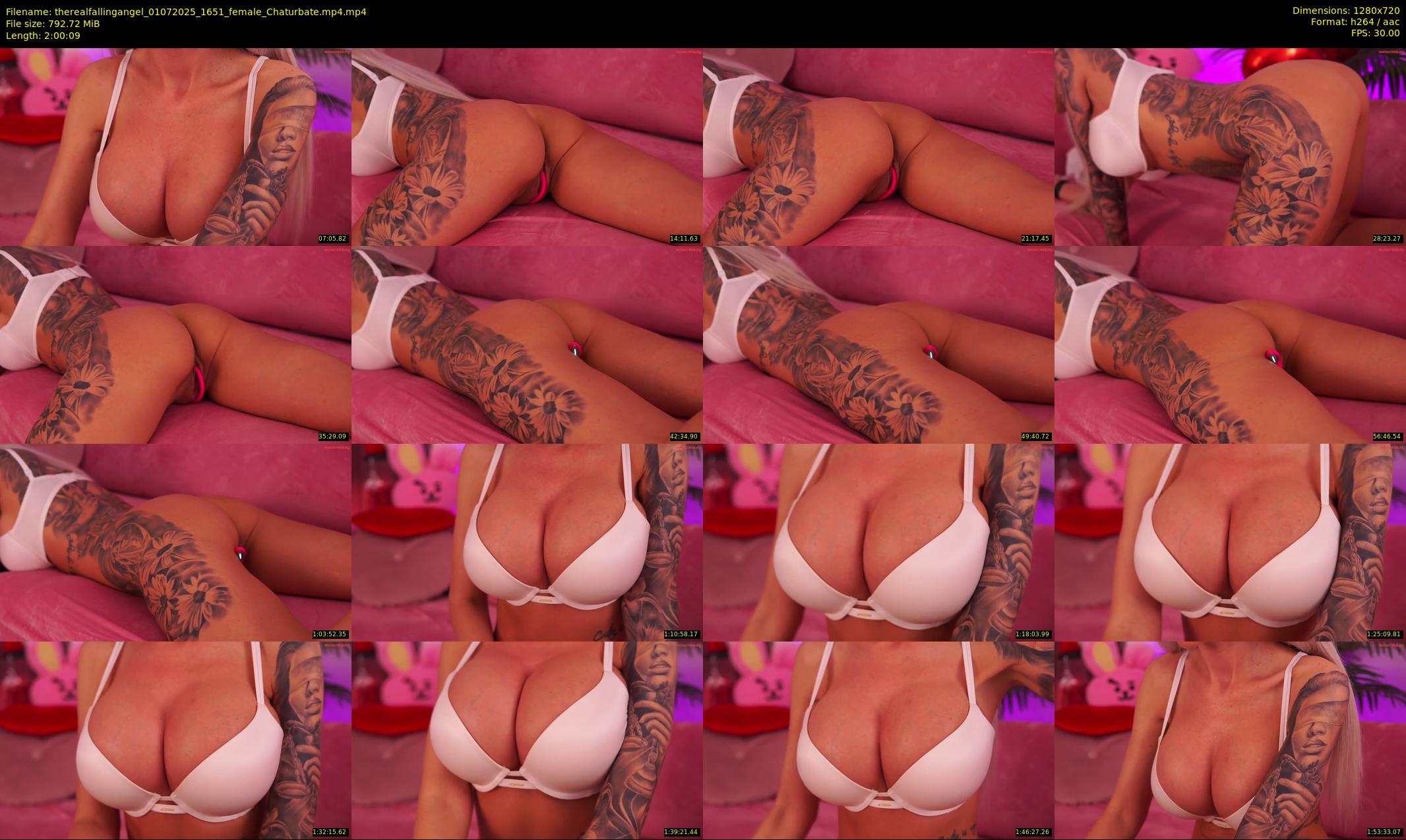 therealfallingangel — 121 minute Chaturbate female cam show recording, 720p, Jul 1, 2025