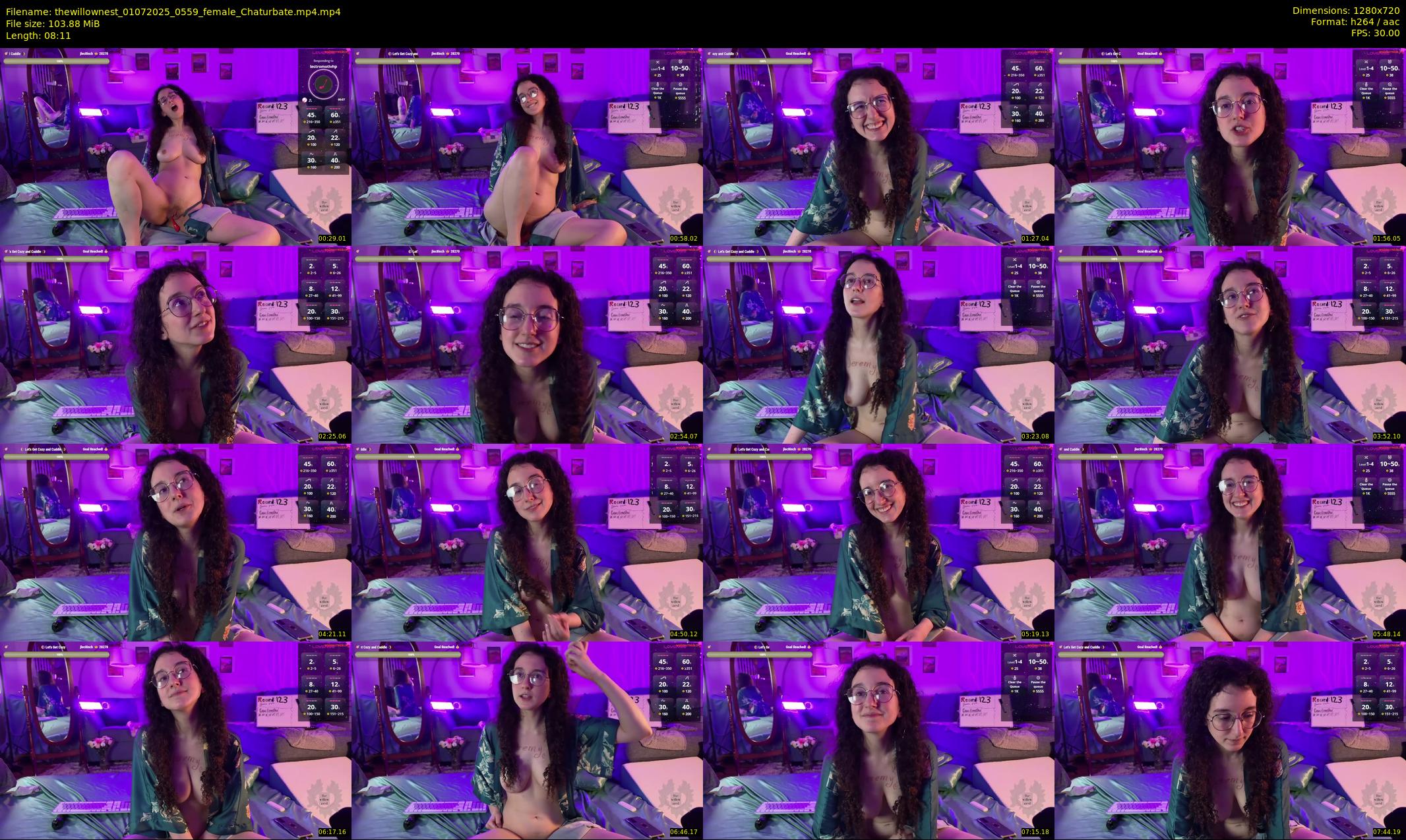 thewillownest — 9 minute Chaturbate female cam show recording, 720p, Jul 1, 2025