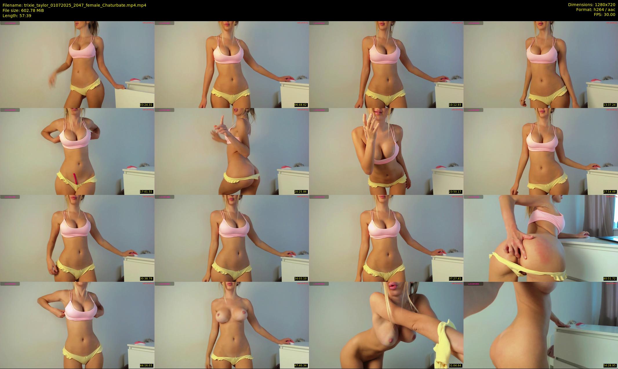 trixie_taylor — 58 minute Chaturbate female cam show recording, 720p, Jul 1, 2025