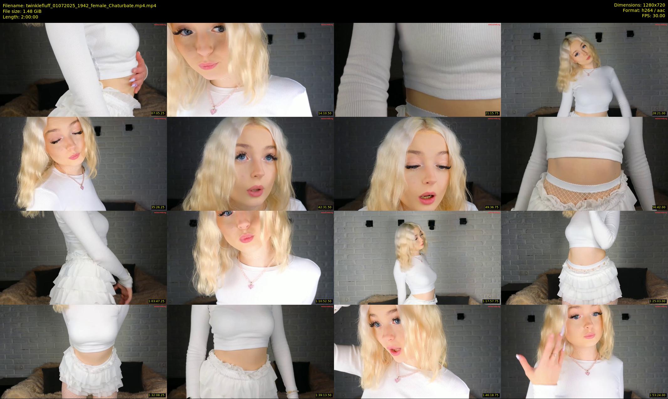twinklefluff — 120 minute Chaturbate female cam show recording, 720p, Jul 1, 2025