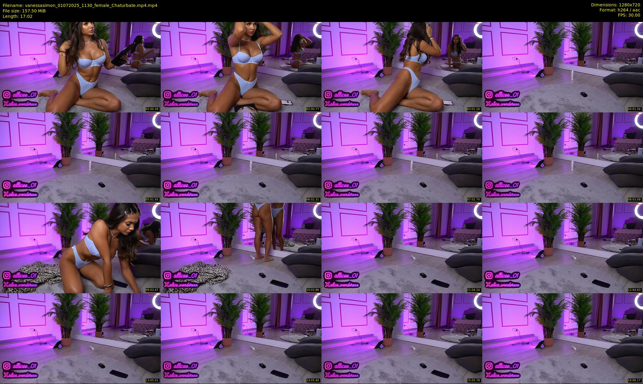 vanessasimon — 18 minute Chaturbate female cam show recording, 720p, Jul 1, 2025