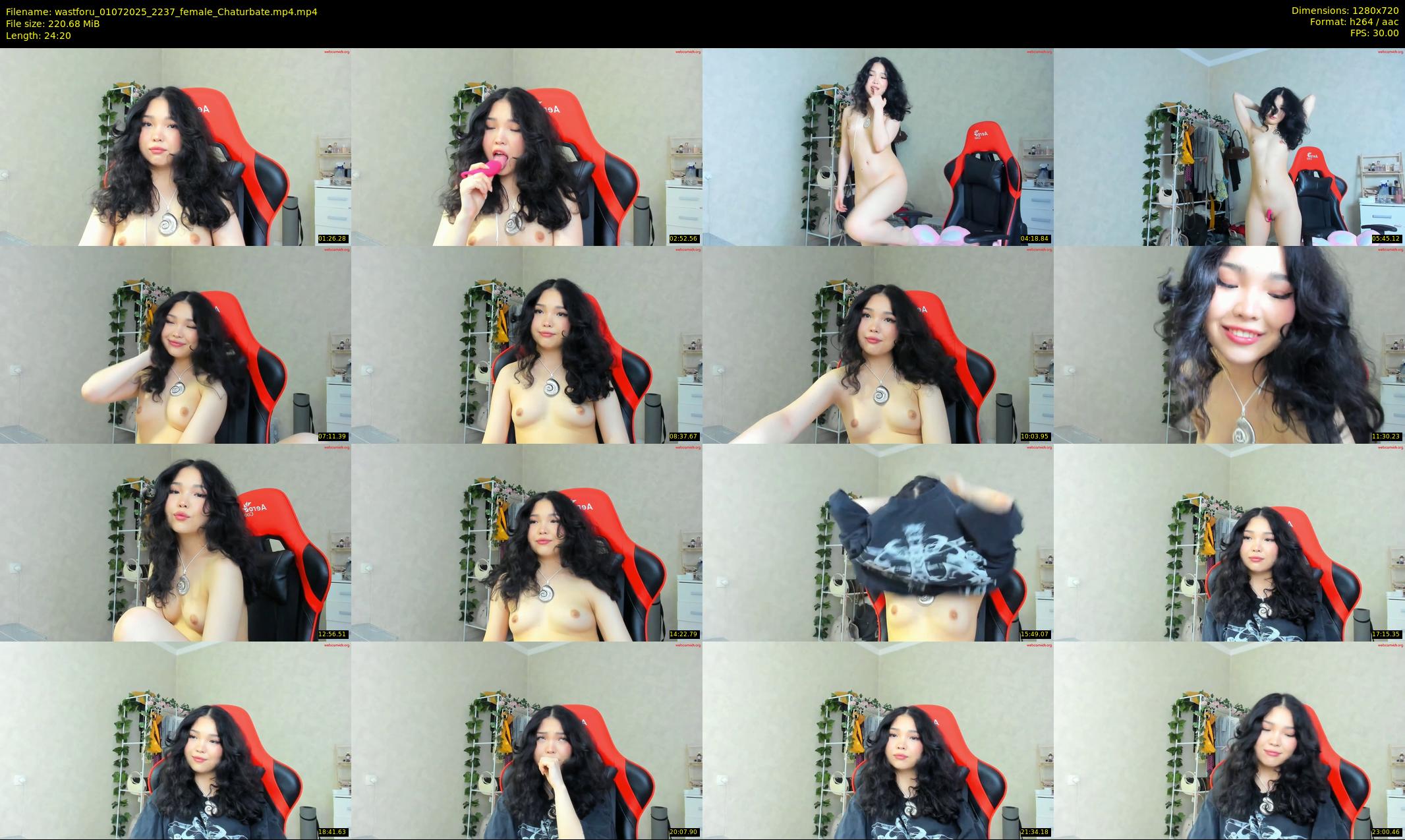 wastforu — 25 minute Chaturbate female cam show recording, 720p, Jul 1, 2025