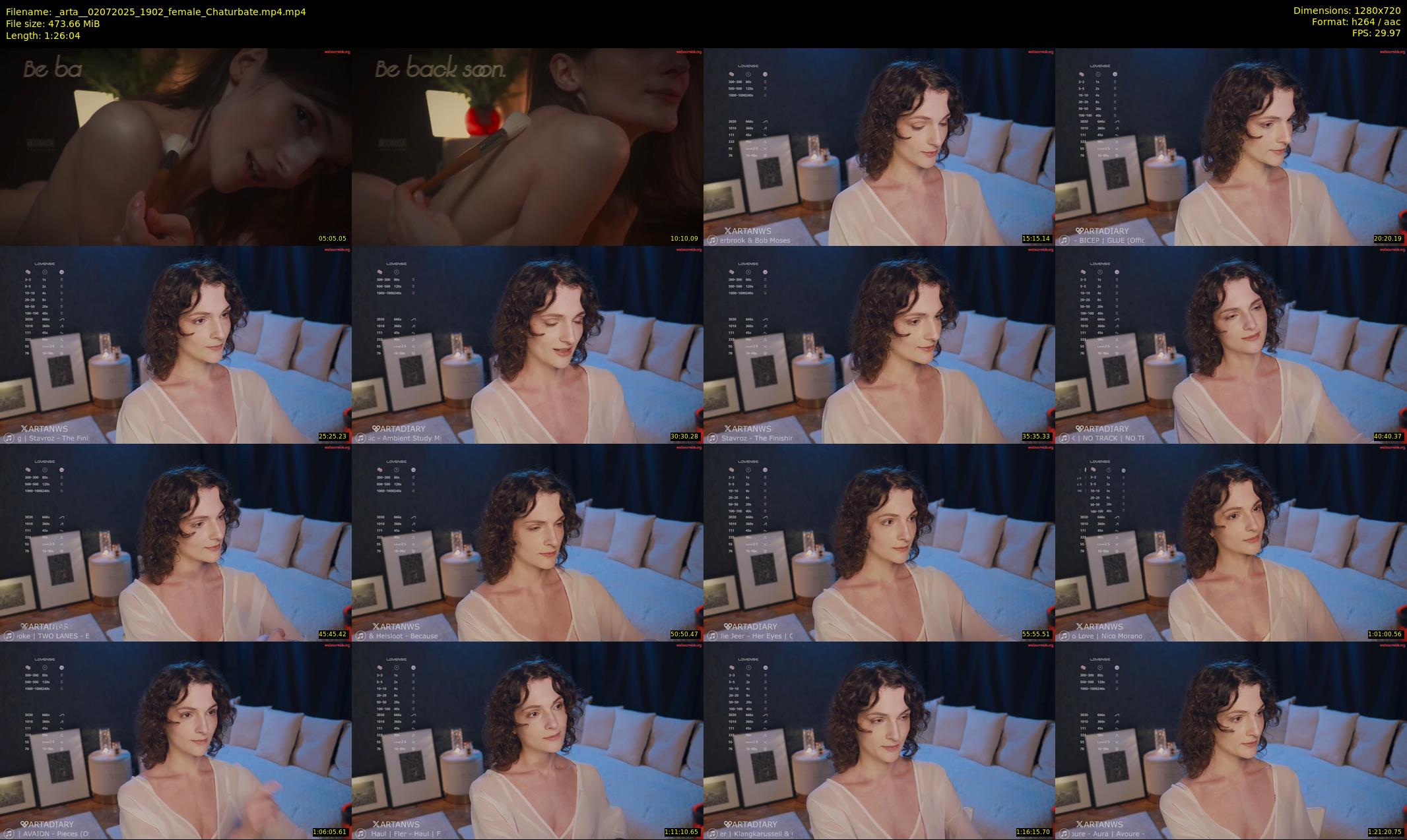 _arta_ — 87 minute Chaturbate female cam show recording, 720p, Jul 2, 2025