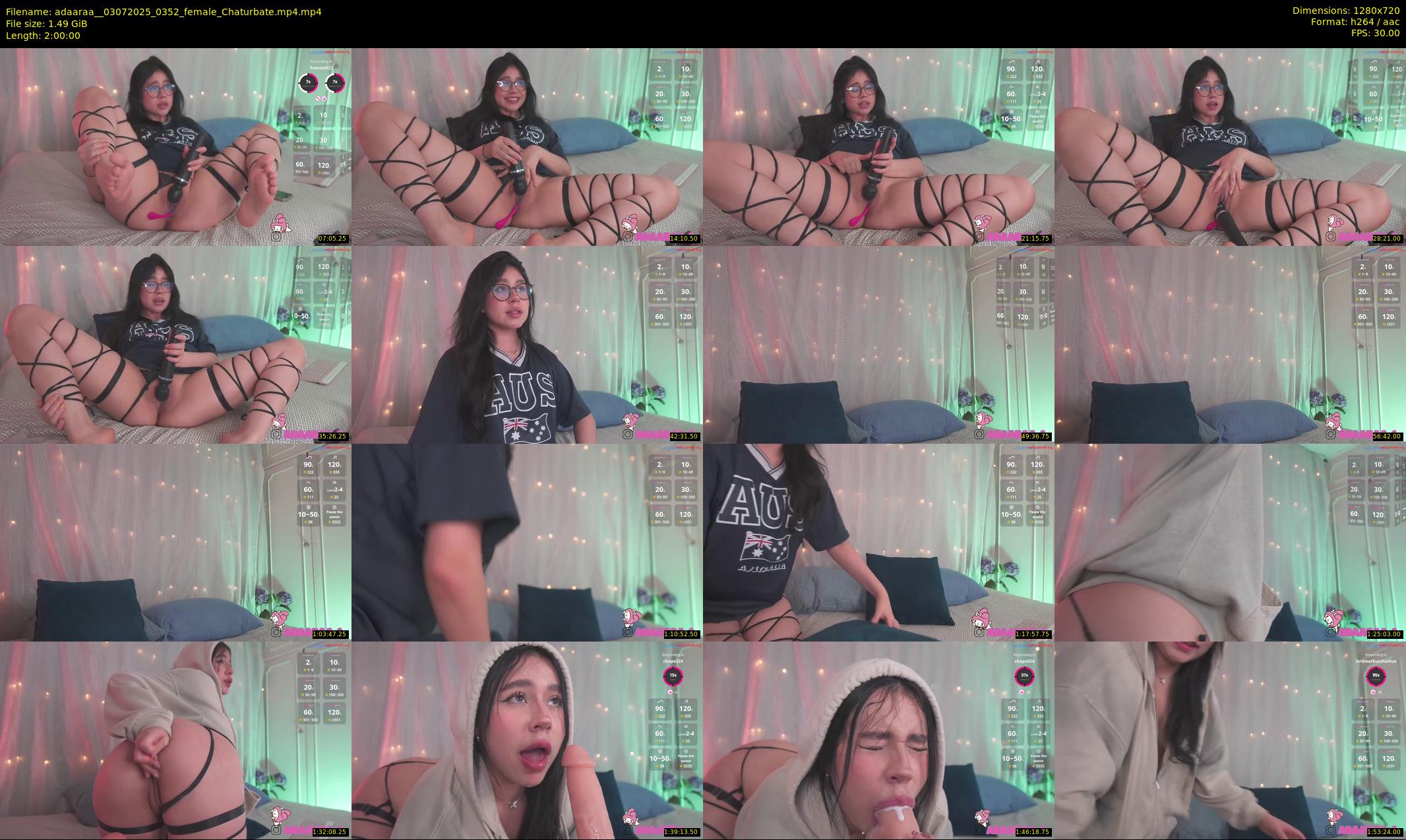 adaaraa_ — 120 minute Chaturbate female cam show recording, 720p, Jul 3, 2025