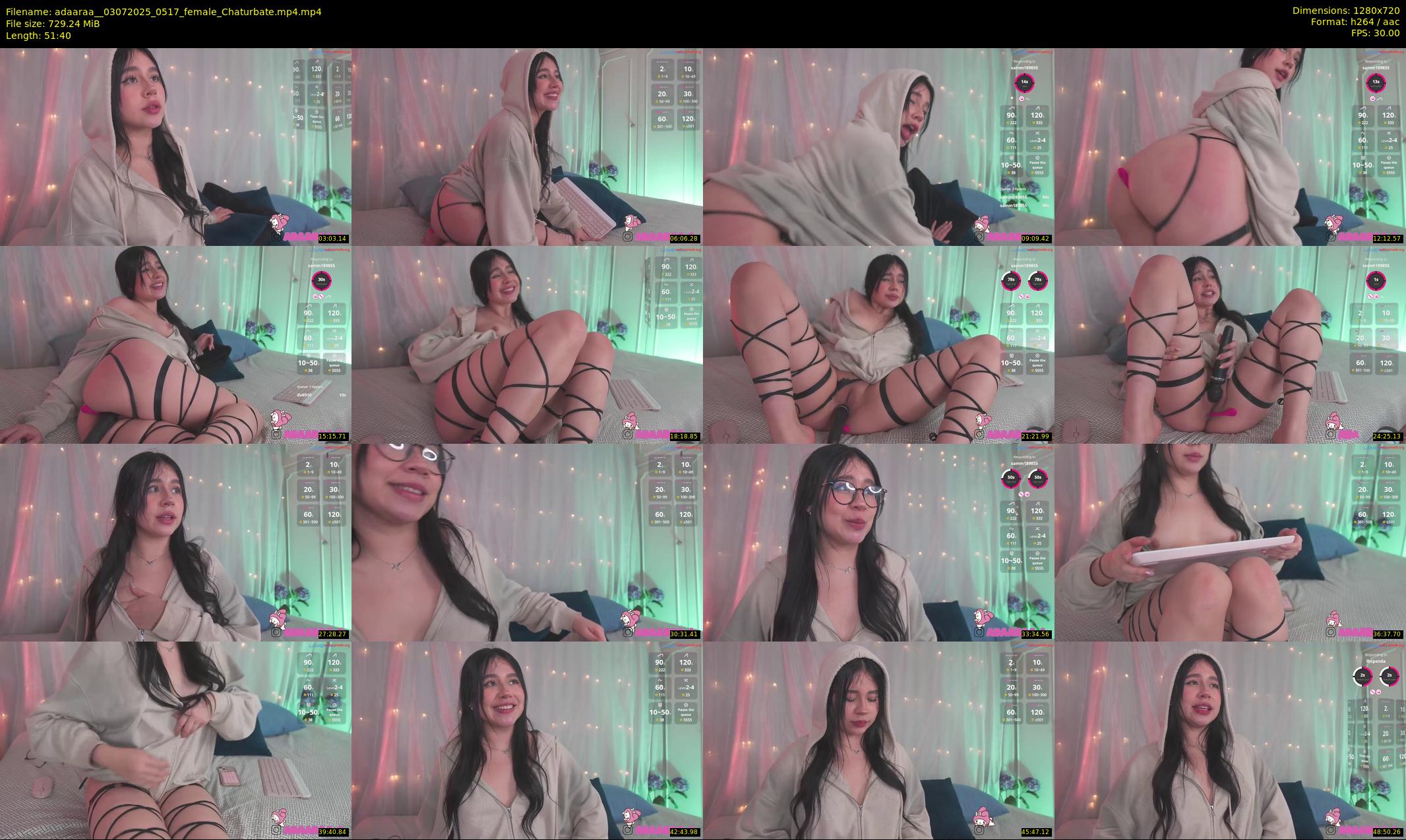 adaaraa_ — 52 minute Chaturbate female cam show recording, 720p, Jul 3, 2025