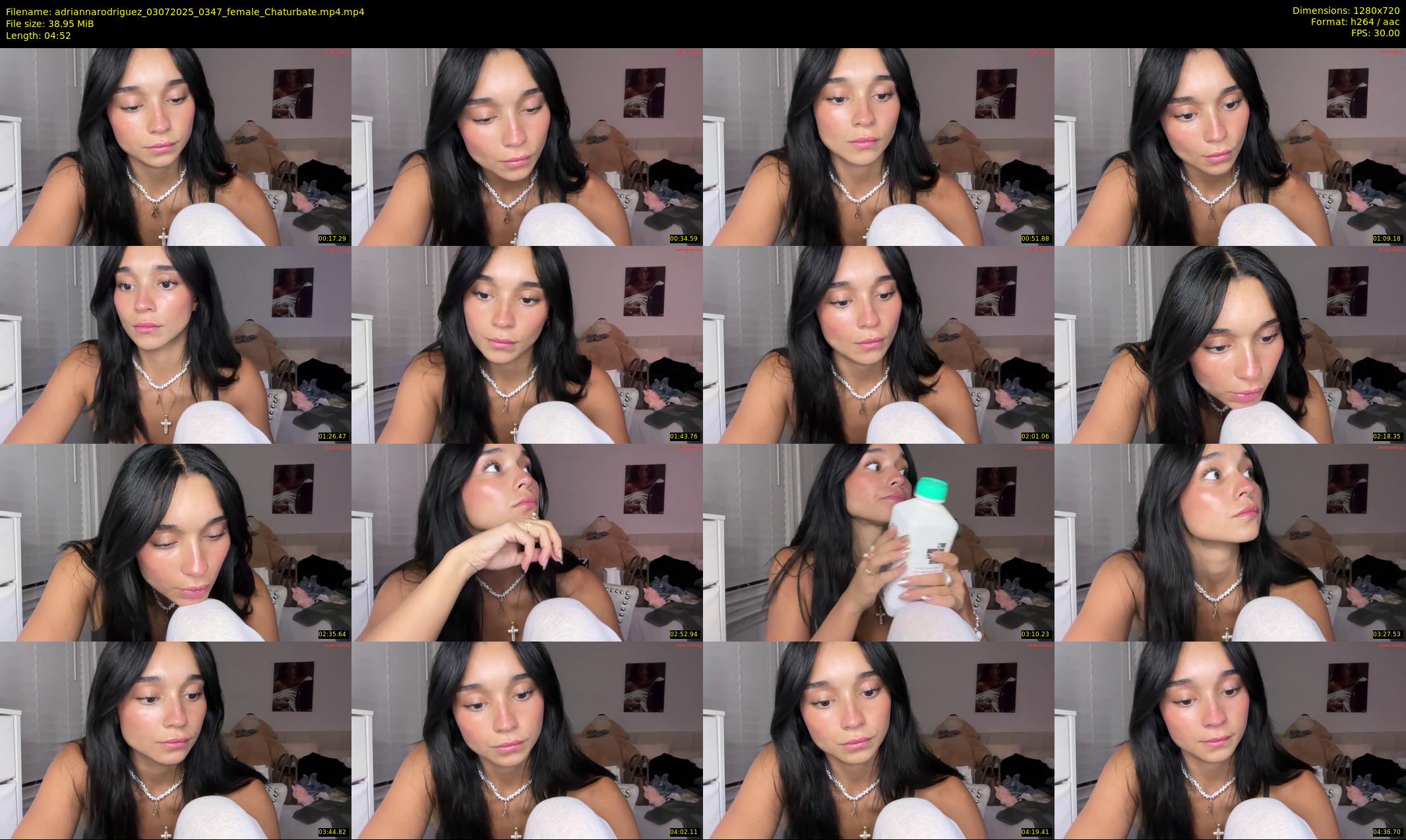 adriannarodriguez — 5 minute Chaturbate female cam show recording, 720p, Jul 3, 2025