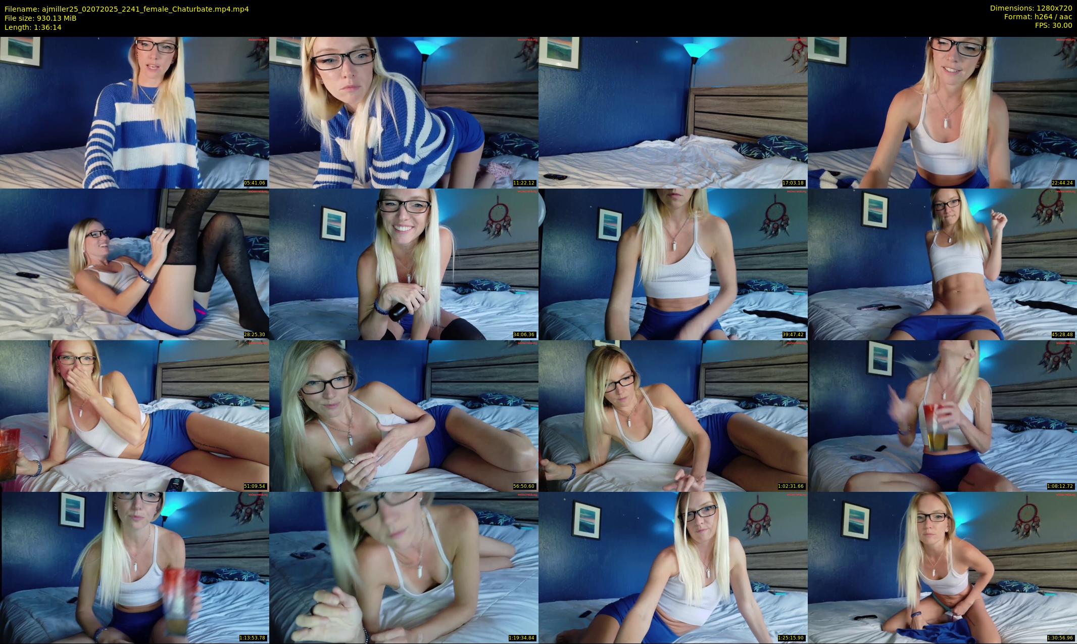 ajmiller25 — 97 minute Chaturbate female cam show recording, 720p, Jul 2, 2025