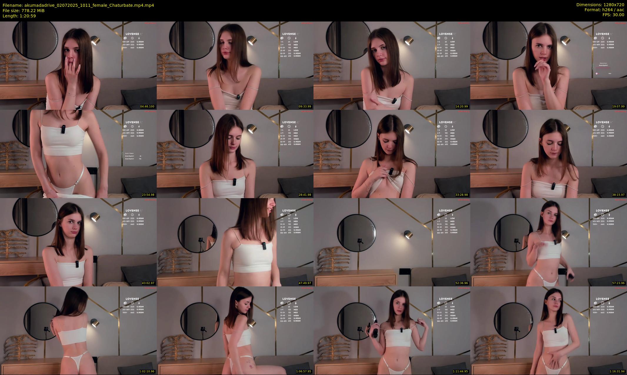 akumadadrive — 81 minute Chaturbate female cam show recording, 720p, Jul 2, 2025