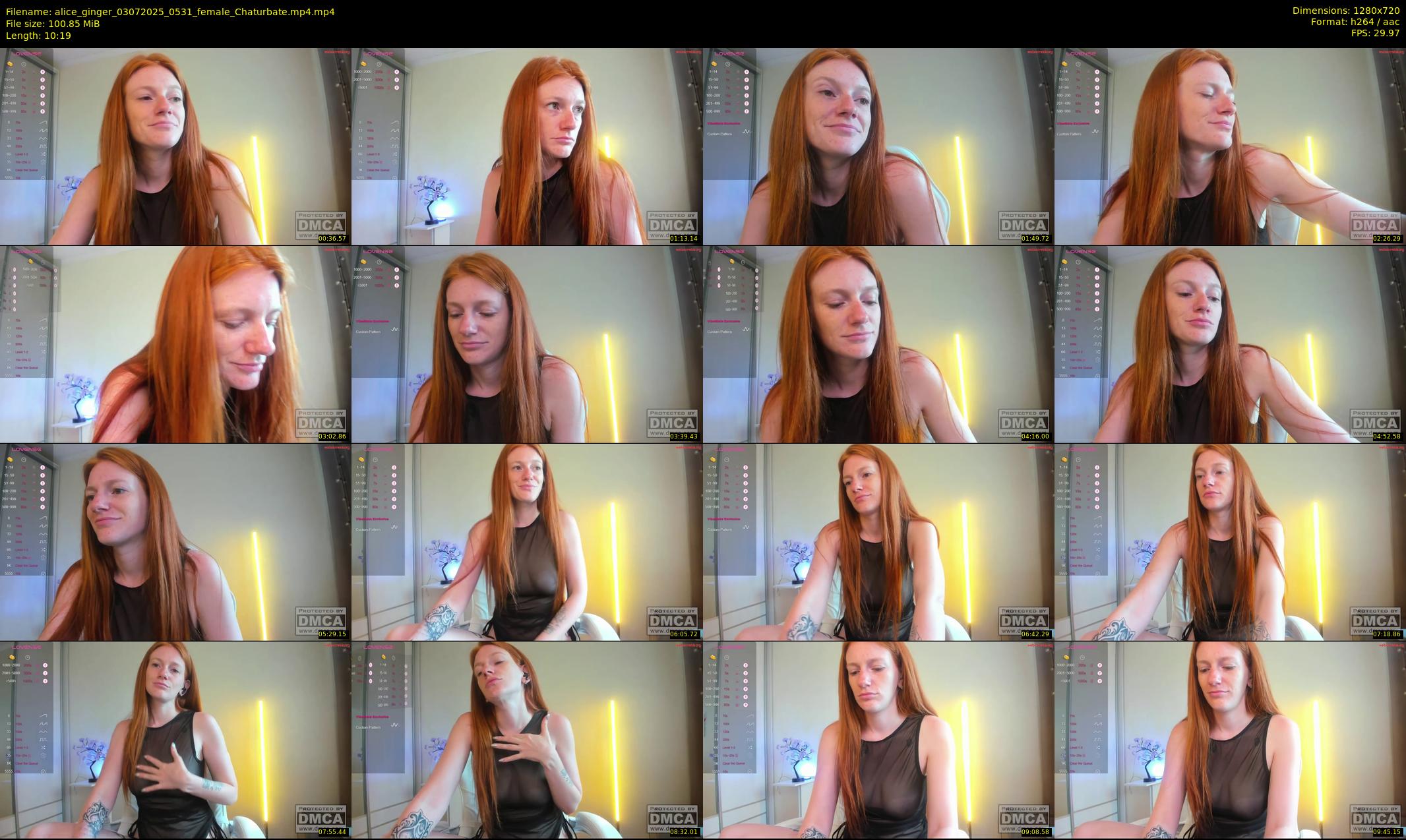 alice_ginger — 11 minute Chaturbate female cam show recording, 720p, Jul 3, 2025