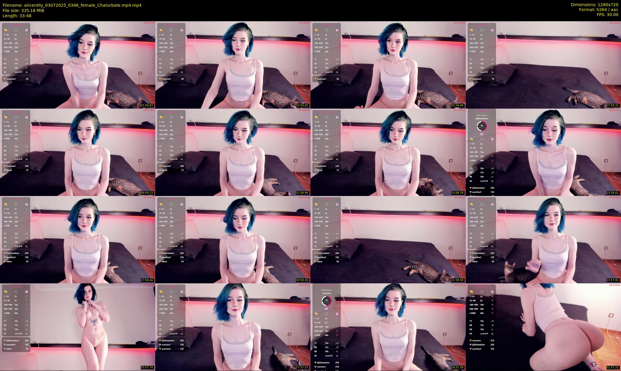 alicentity — 34 minute Chaturbate female cam show recording, 720p, Jul 3, 2025