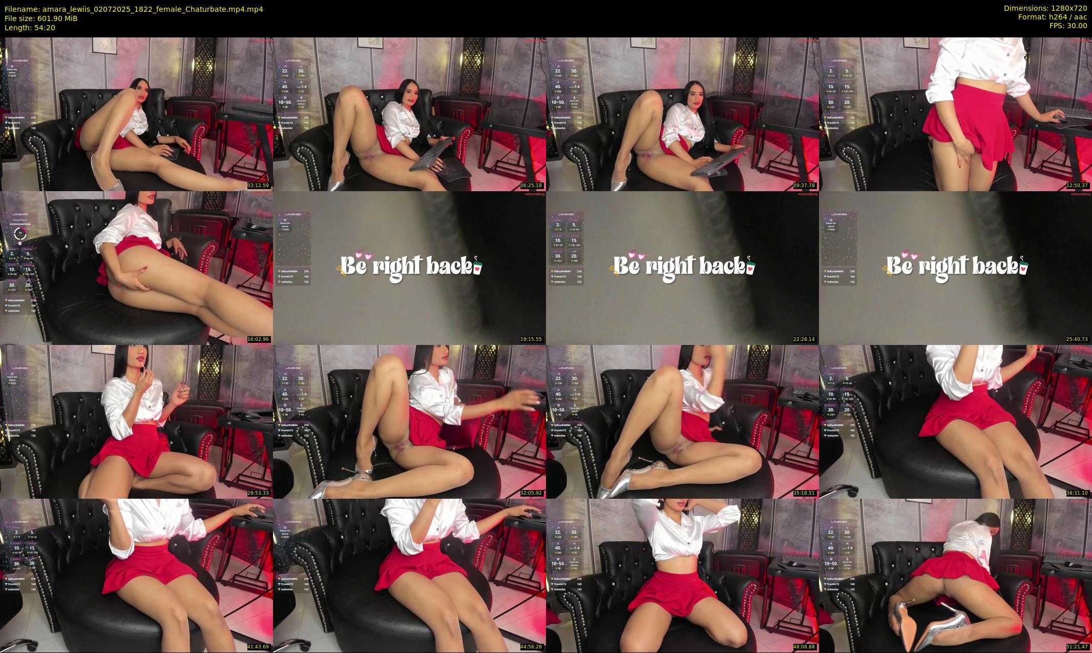 amara_lewiis — 55 minute Chaturbate female cam show recording, 720p, Jul 2, 2025