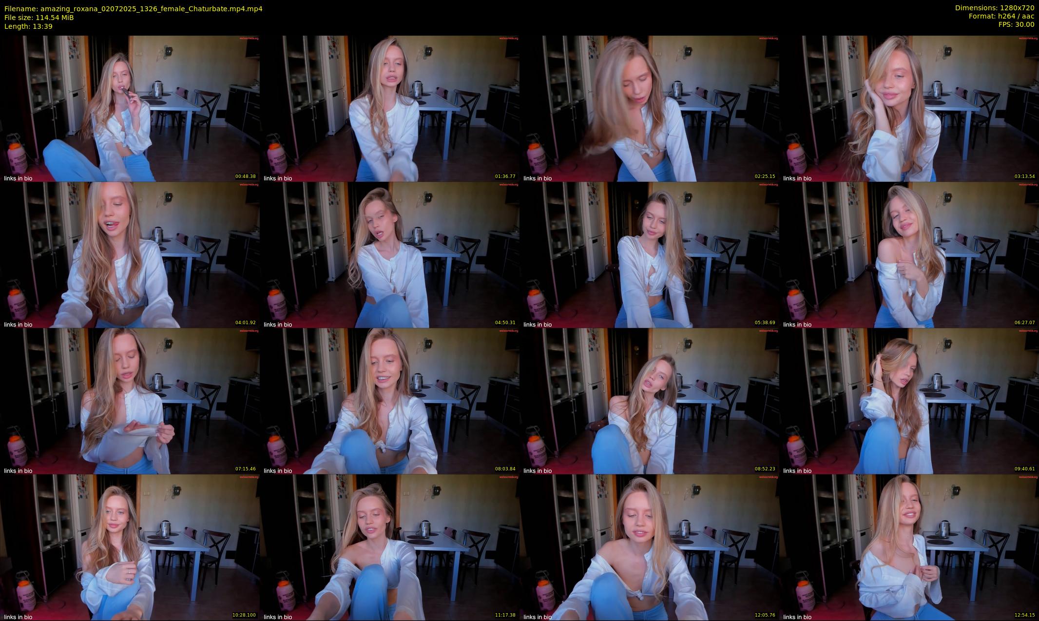 amazing_roxana — 14 minute Chaturbate female cam show recording, 720p, Jul 2, 2025