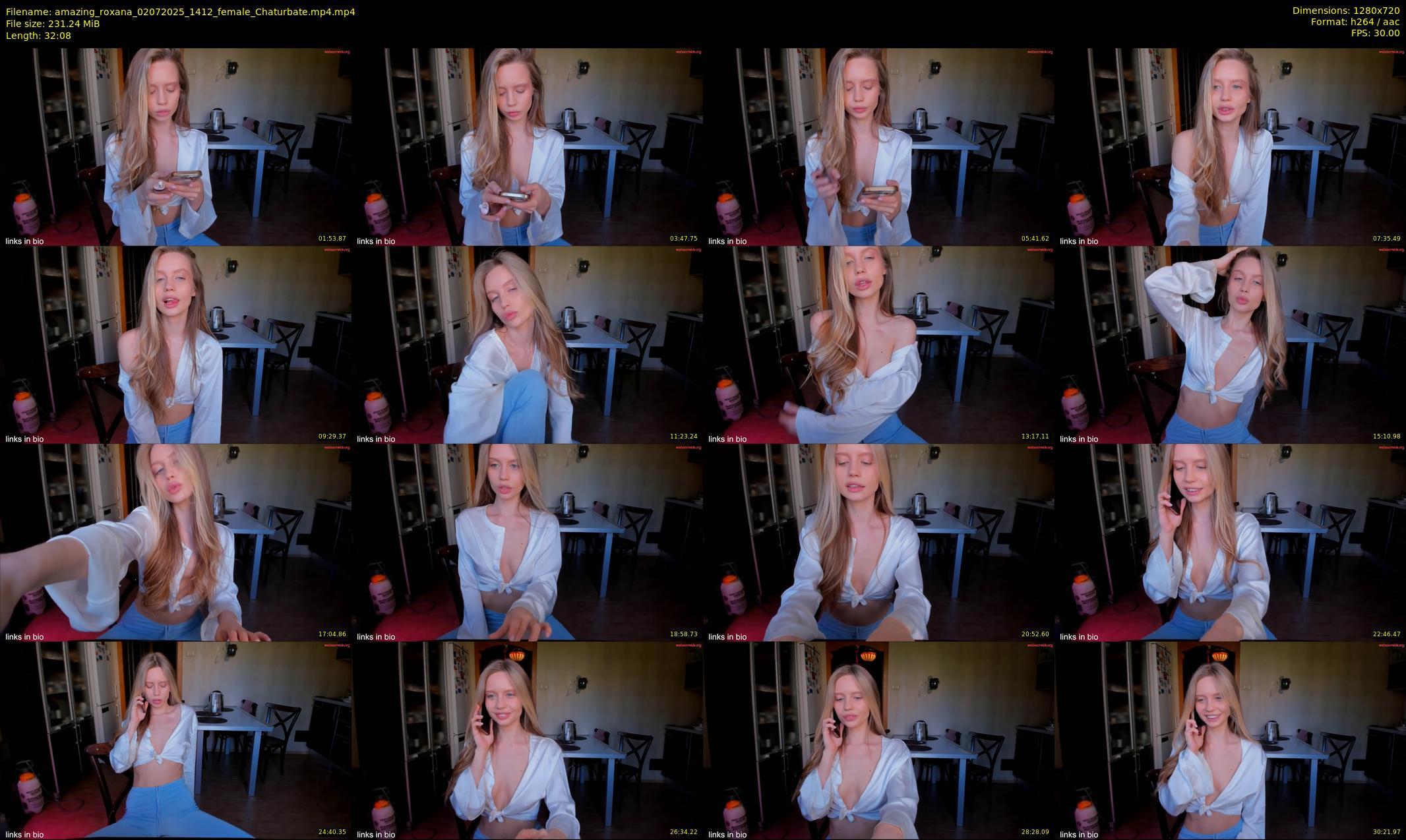 amazing_roxana — 33 minute Chaturbate female cam show recording, 720p, Jul 2, 2025