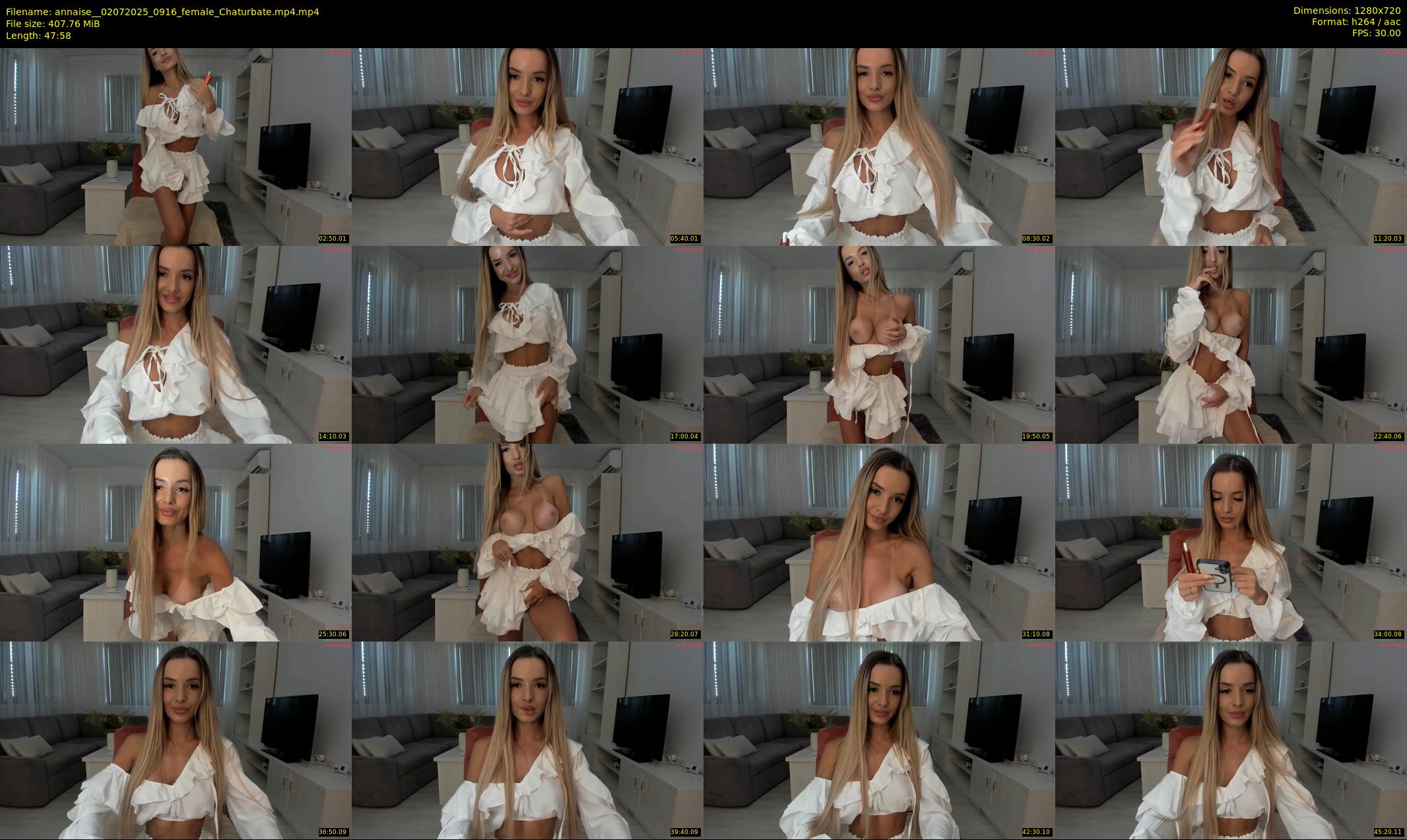 annaise_ — 48 minute Chaturbate female cam show recording, 720p, Jul 2, 2025