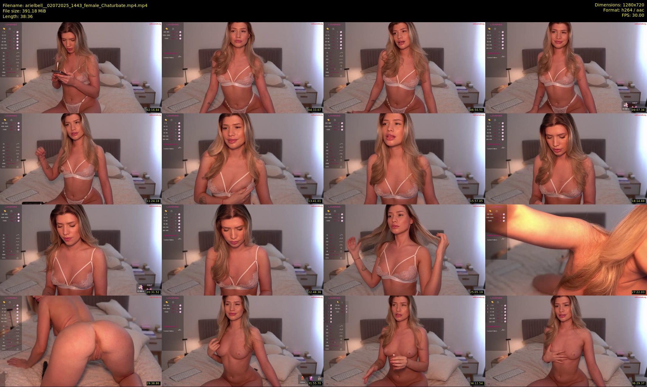 arielbell_ — 39 minute Chaturbate female cam show recording, 720p, Jul 2, 2025