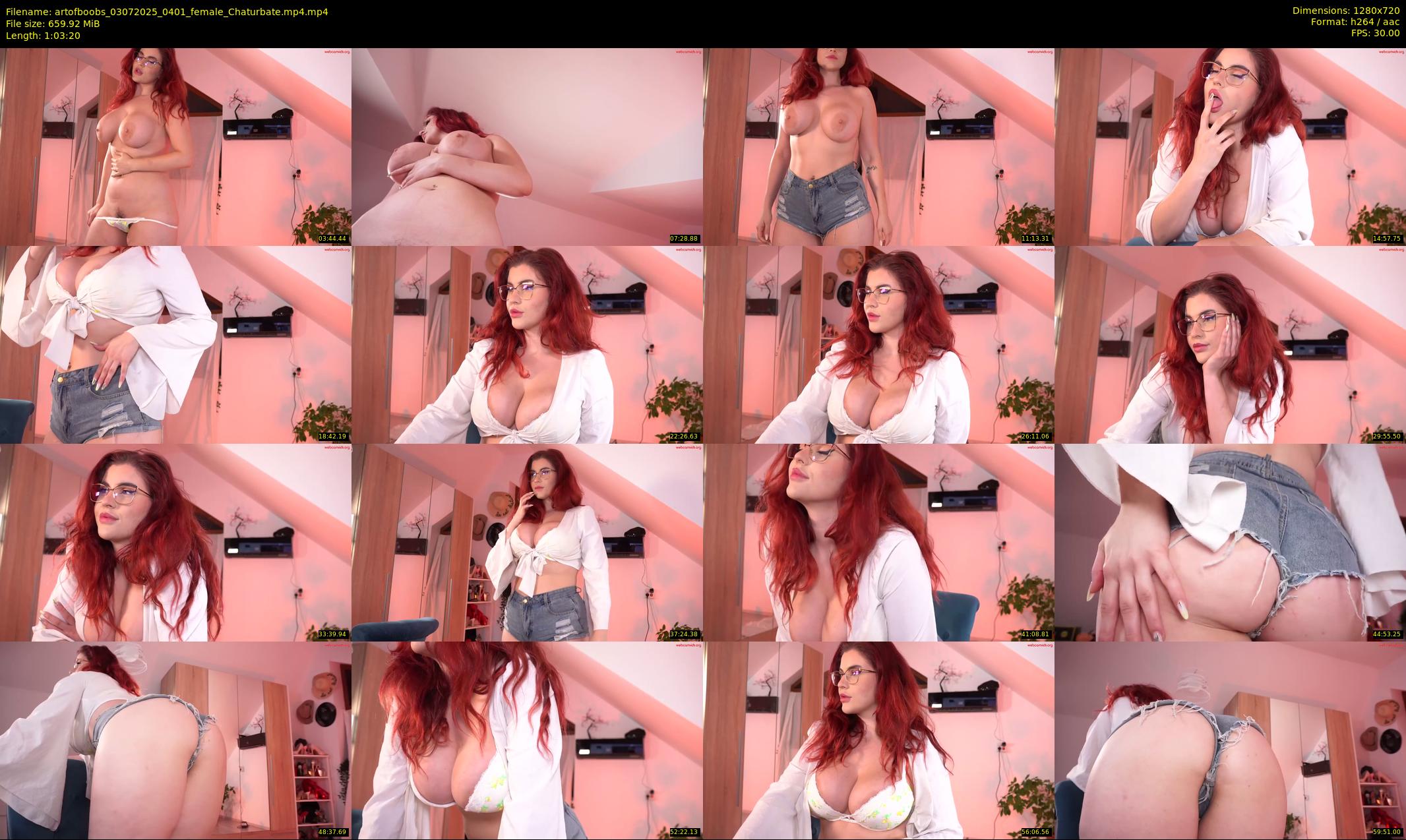 artofboobs — 64 minute Chaturbate female cam show recording, 720p, Jul 3, 2025