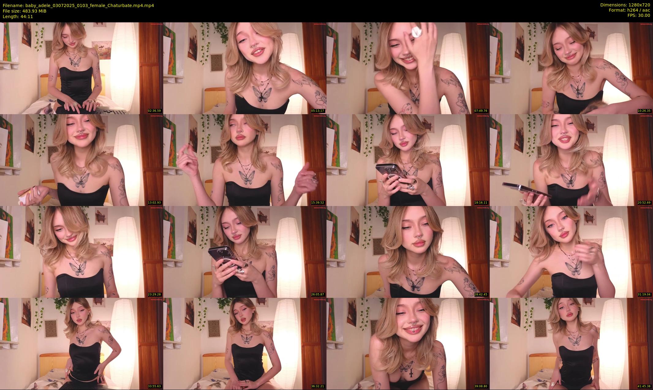 baby_adele — 45 minute Chaturbate female cam show recording, 720p, Jul 3, 2025