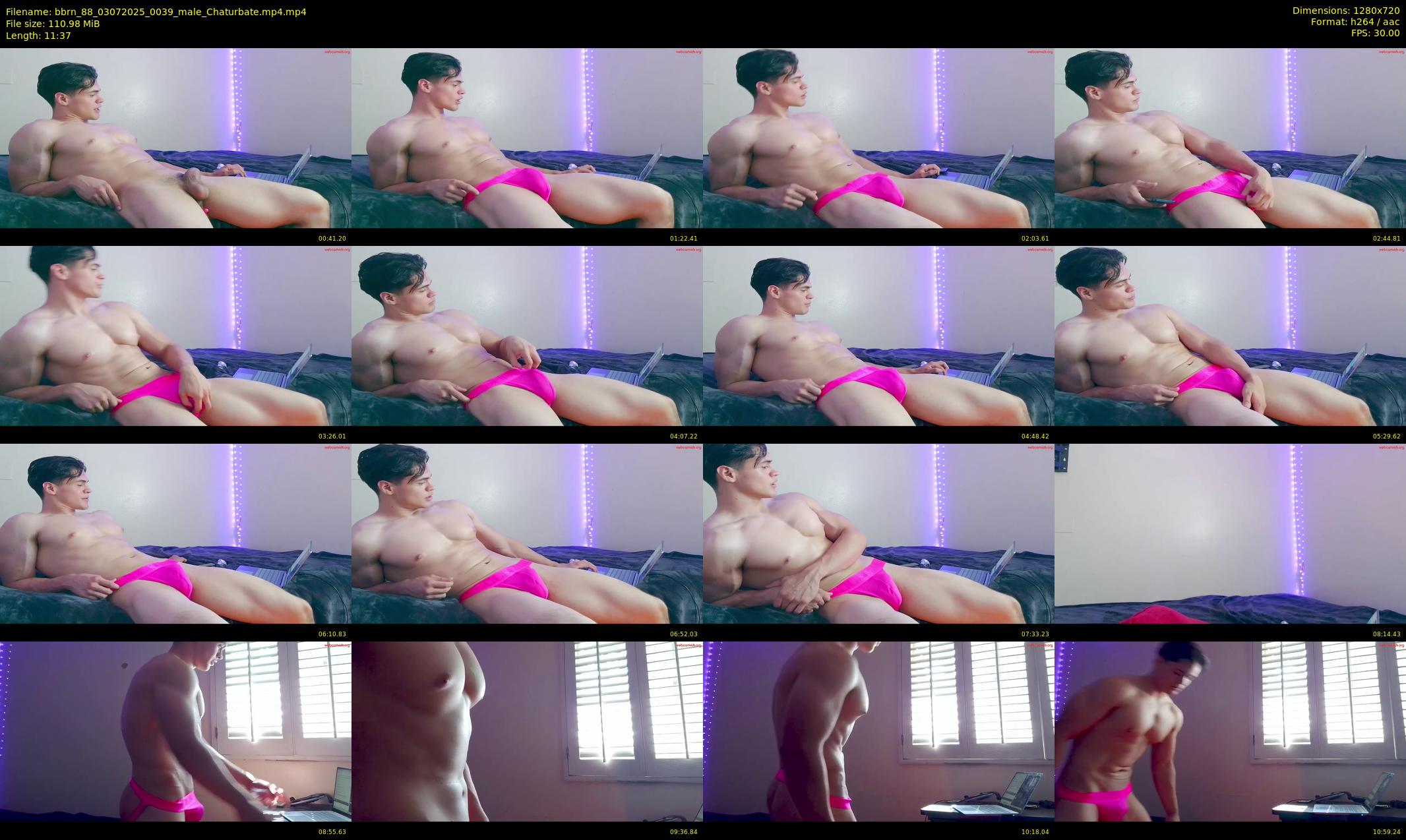 bbrn_88 — 12 minute Chaturbate male cam show recording, 720p, Jul 3, 2025
