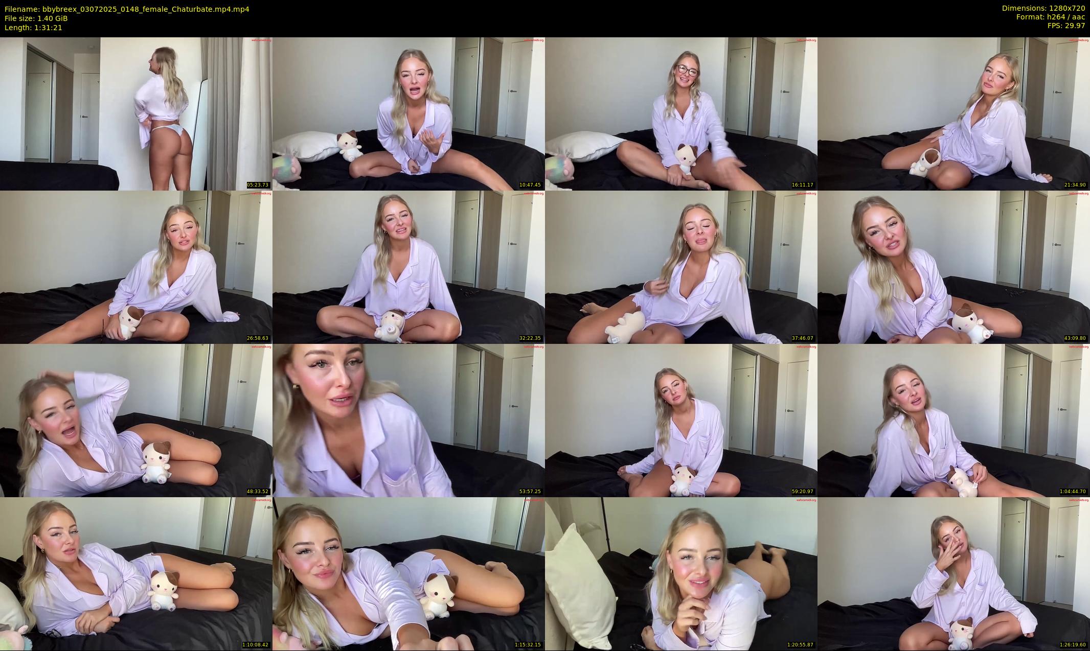 bbybreex — 92 minute Chaturbate female cam show recording, 720p, Jul 3, 2025