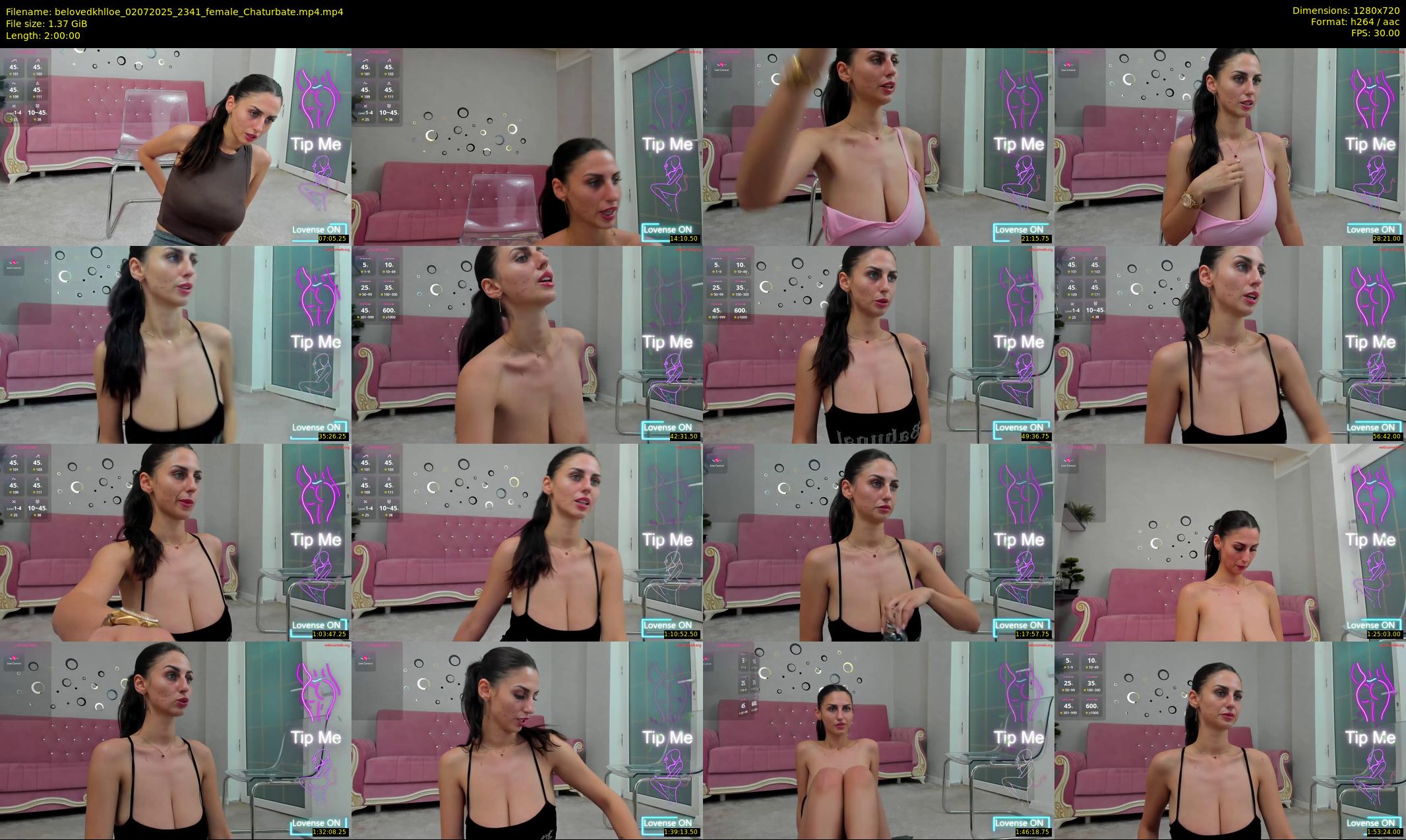 belovedkhlloe — 120 minute Chaturbate female cam show recording, 720p, Jul 2, 2025