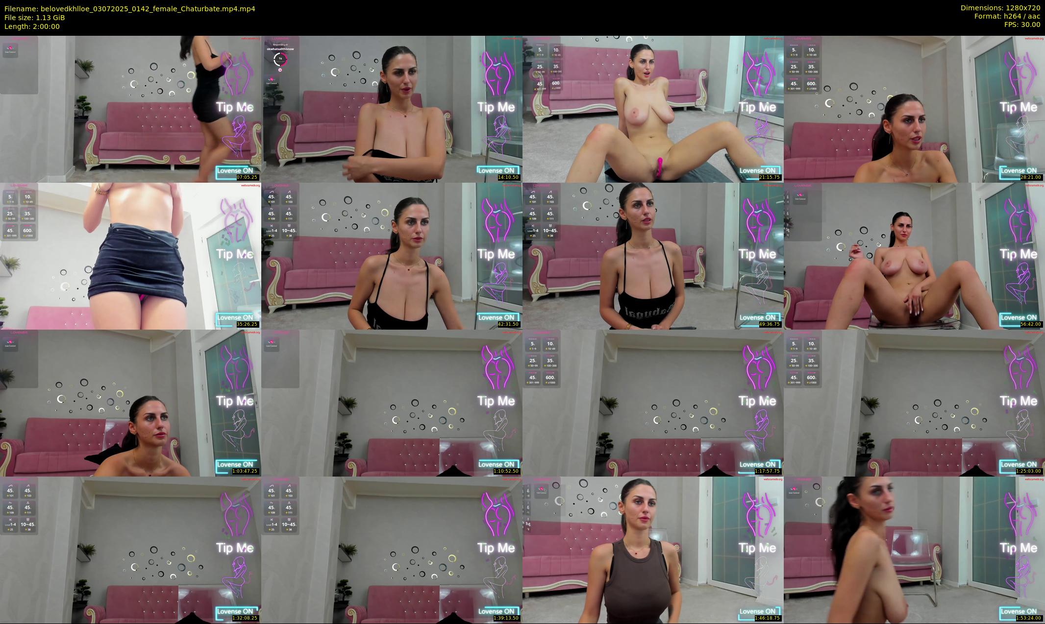 belovedkhlloe — 120 minute Chaturbate female cam show recording, 720p, Jul 3, 2025