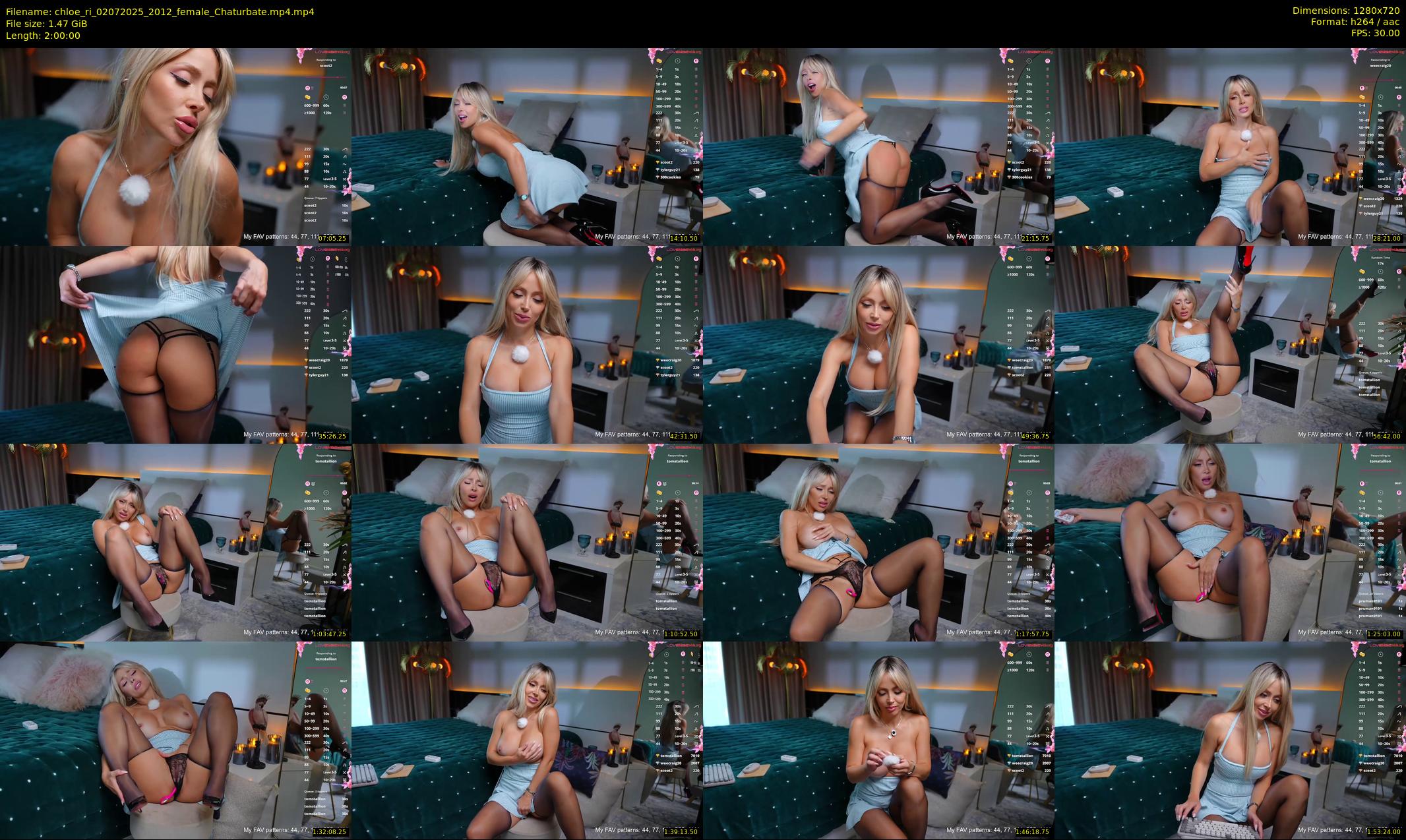 chloe_ri — 120 minute Chaturbate female cam show recording, 720p, Jul 2, 2025