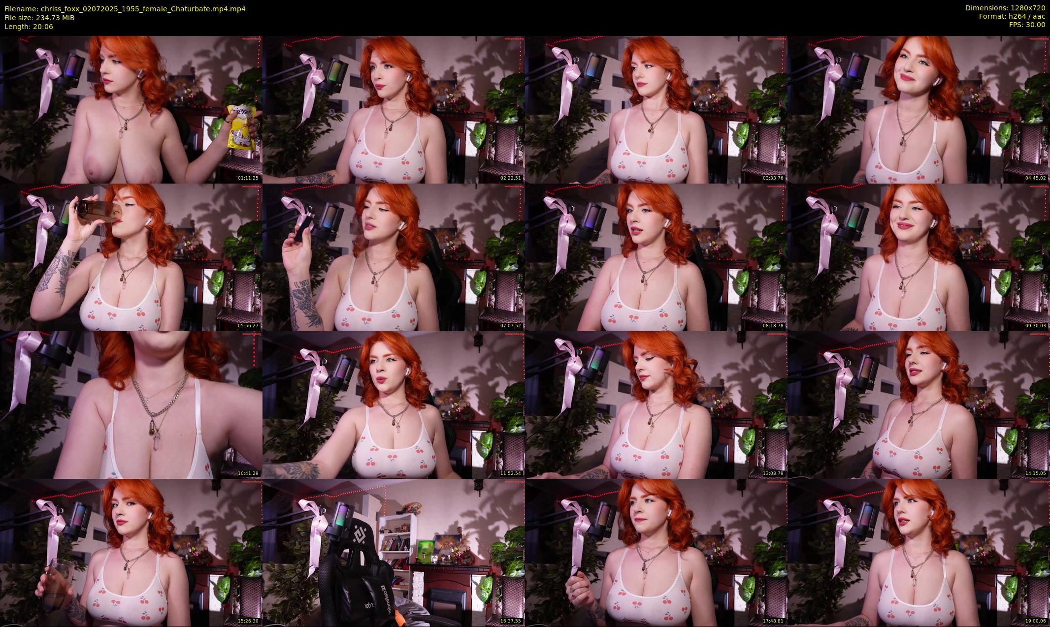 chriss_foxx — 21 minute Chaturbate female cam show recording, 720p, Jul 2, 2025