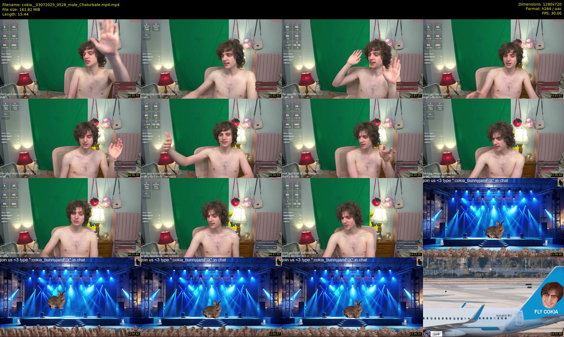 cokia_ — 16 minute Chaturbate male cam show recording, 720p, Jul 3, 2025