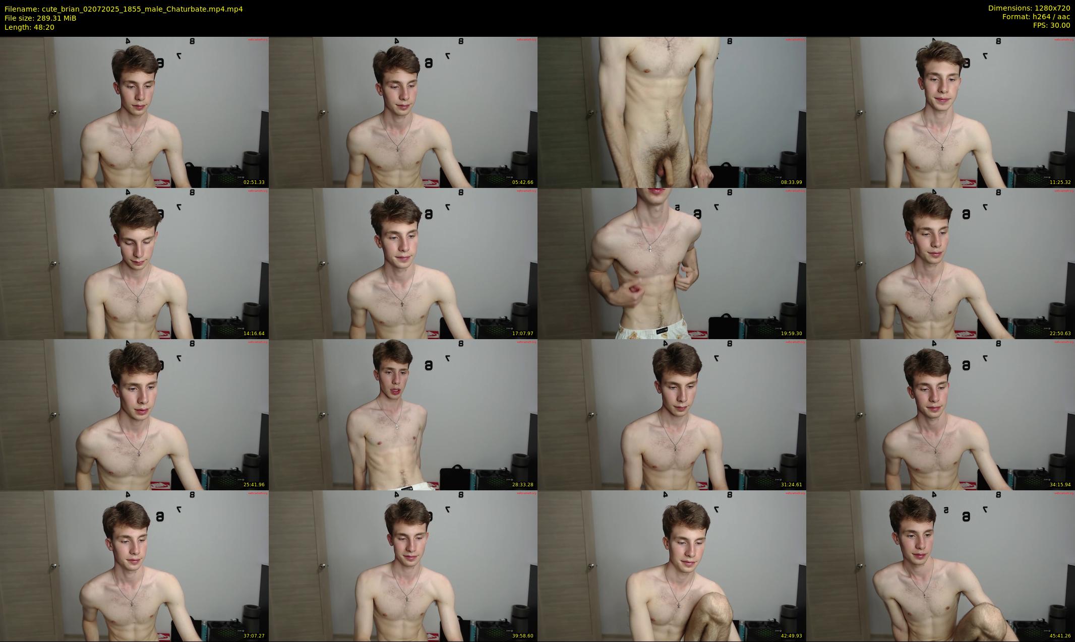 cute_brian — 49 minute Chaturbate male cam show recording, 720p, Jul 2, 2025