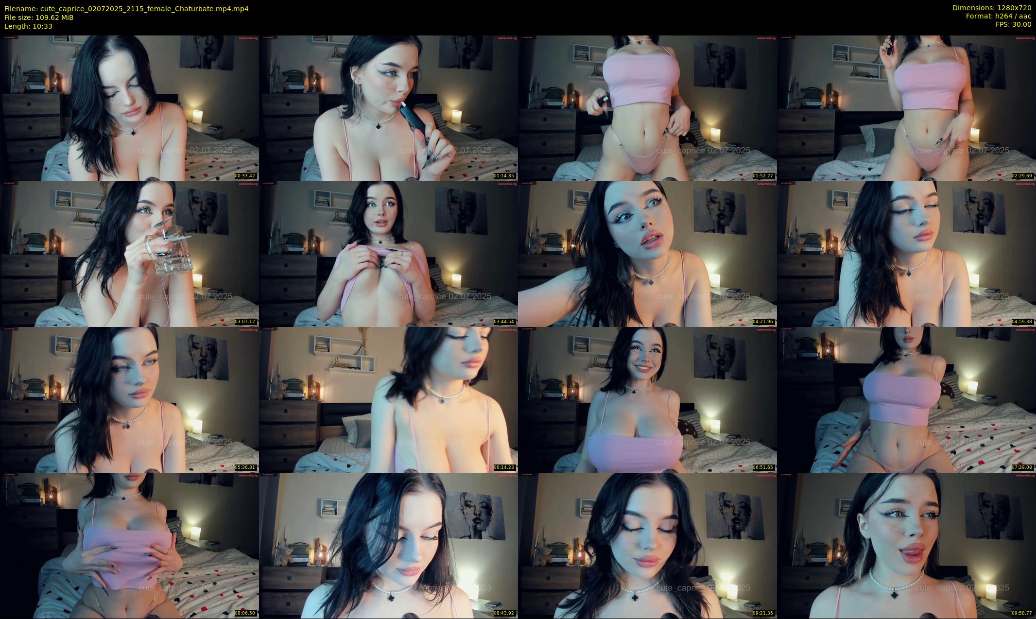 cute_caprice — 11 minute Chaturbate female cam show recording, 720p, Jul 2, 2025