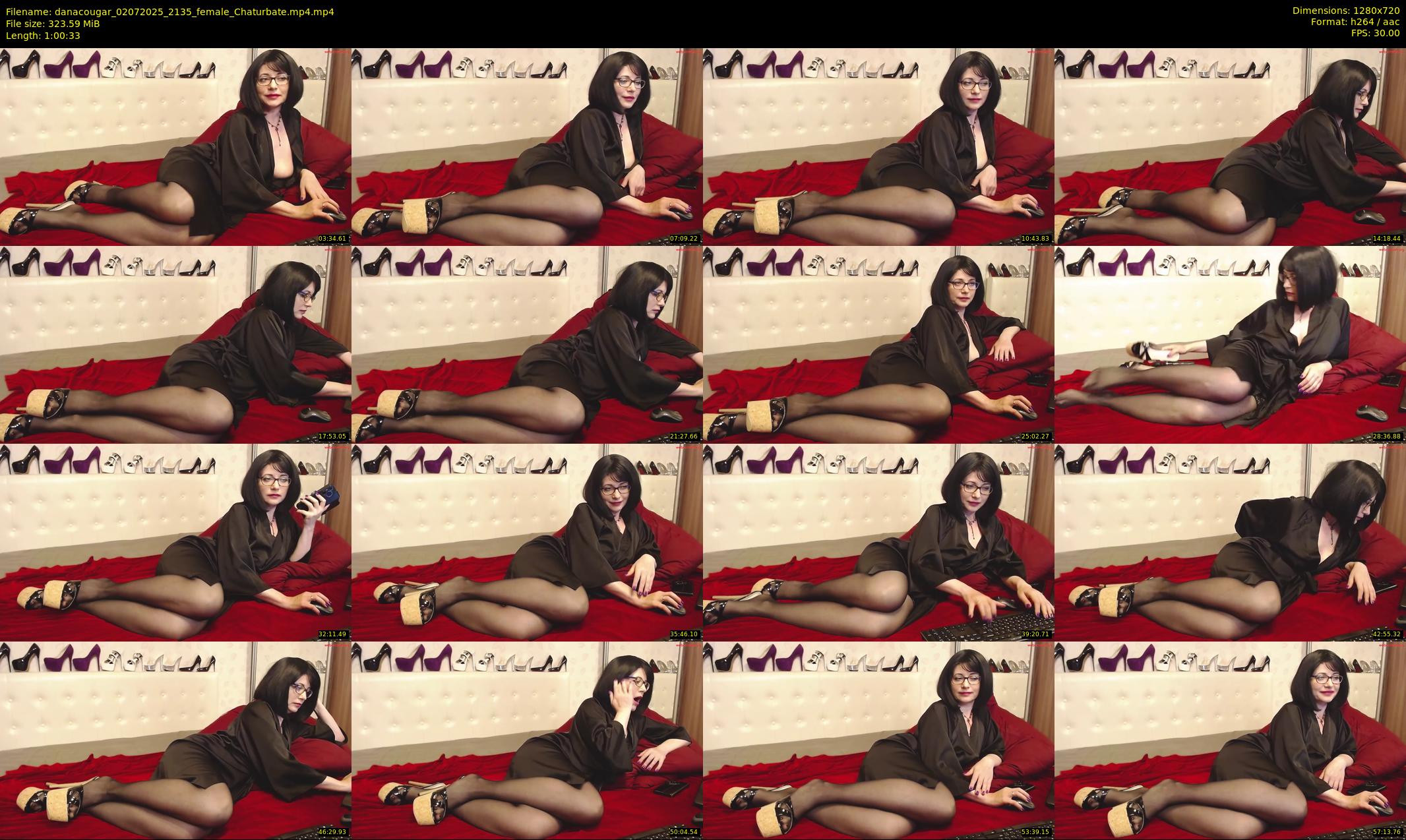 danacougar — 61 minute Chaturbate female cam show recording, 720p, Jul 2, 2025