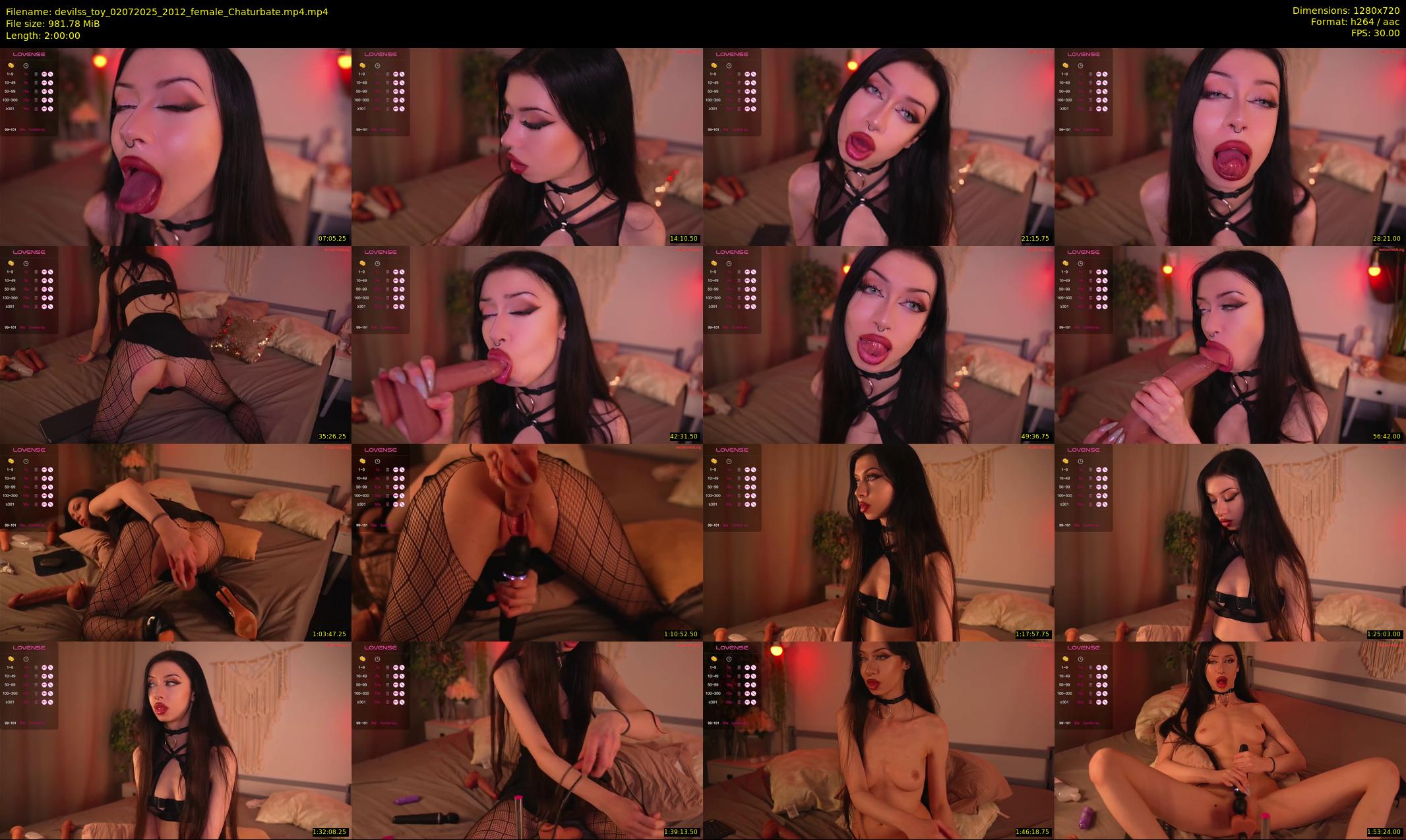 devilss_toy — 120 minute Chaturbate female cam show recording, 720p, Jul 2, 2025
