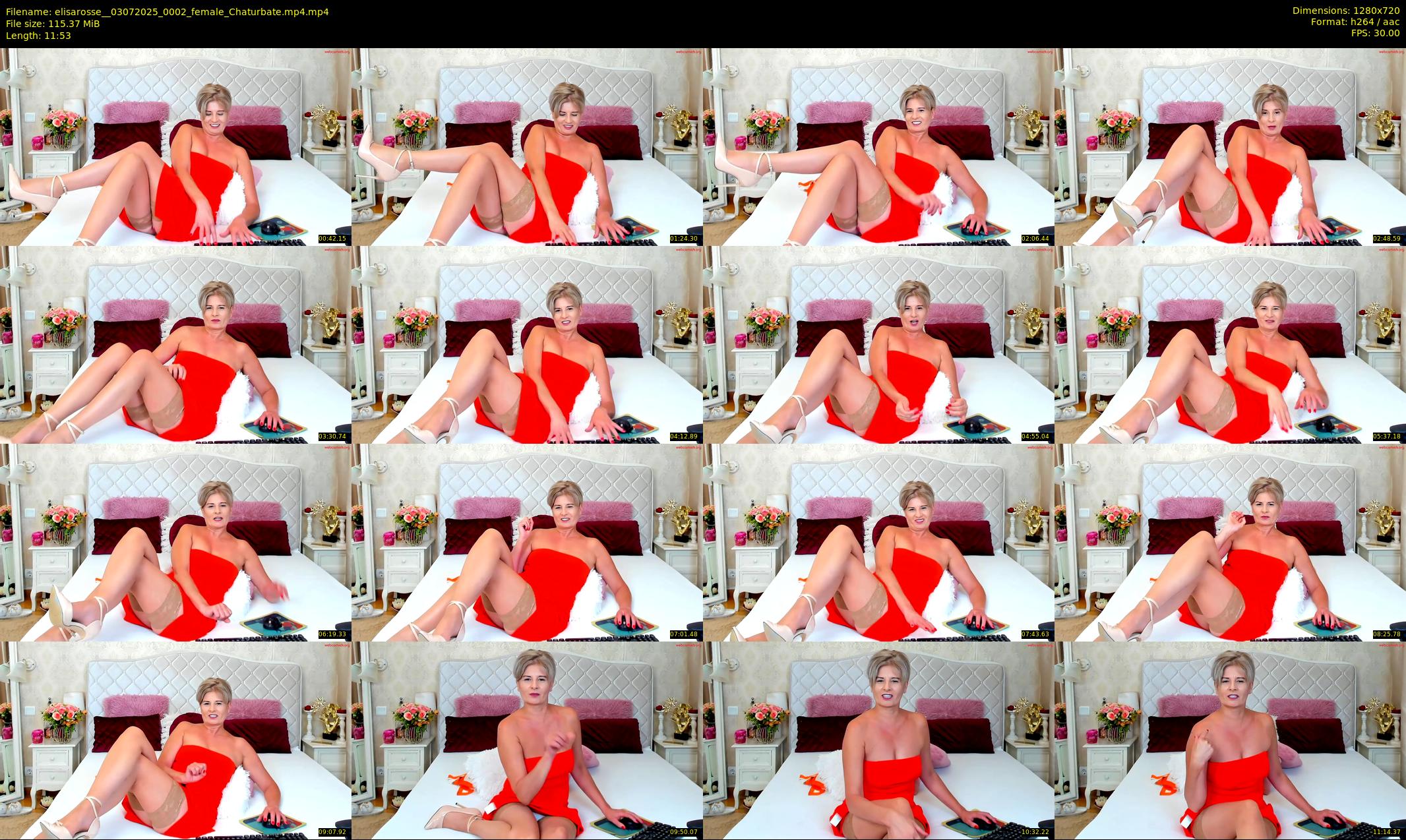 elisarosse_ — 12 minute Chaturbate female cam show recording, 720p, Jul 3, 2025