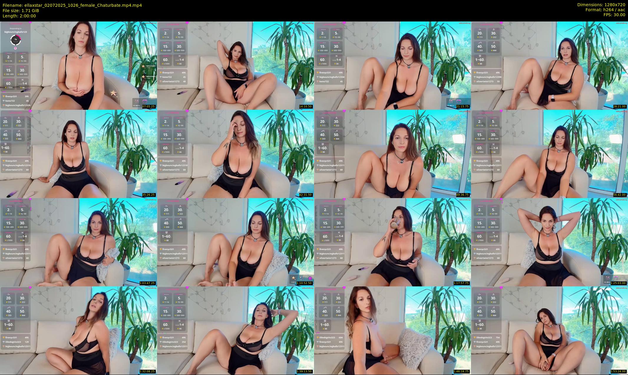 ellaxstar — 120 minute Chaturbate female cam show recording, 720p, Jul 2, 2025