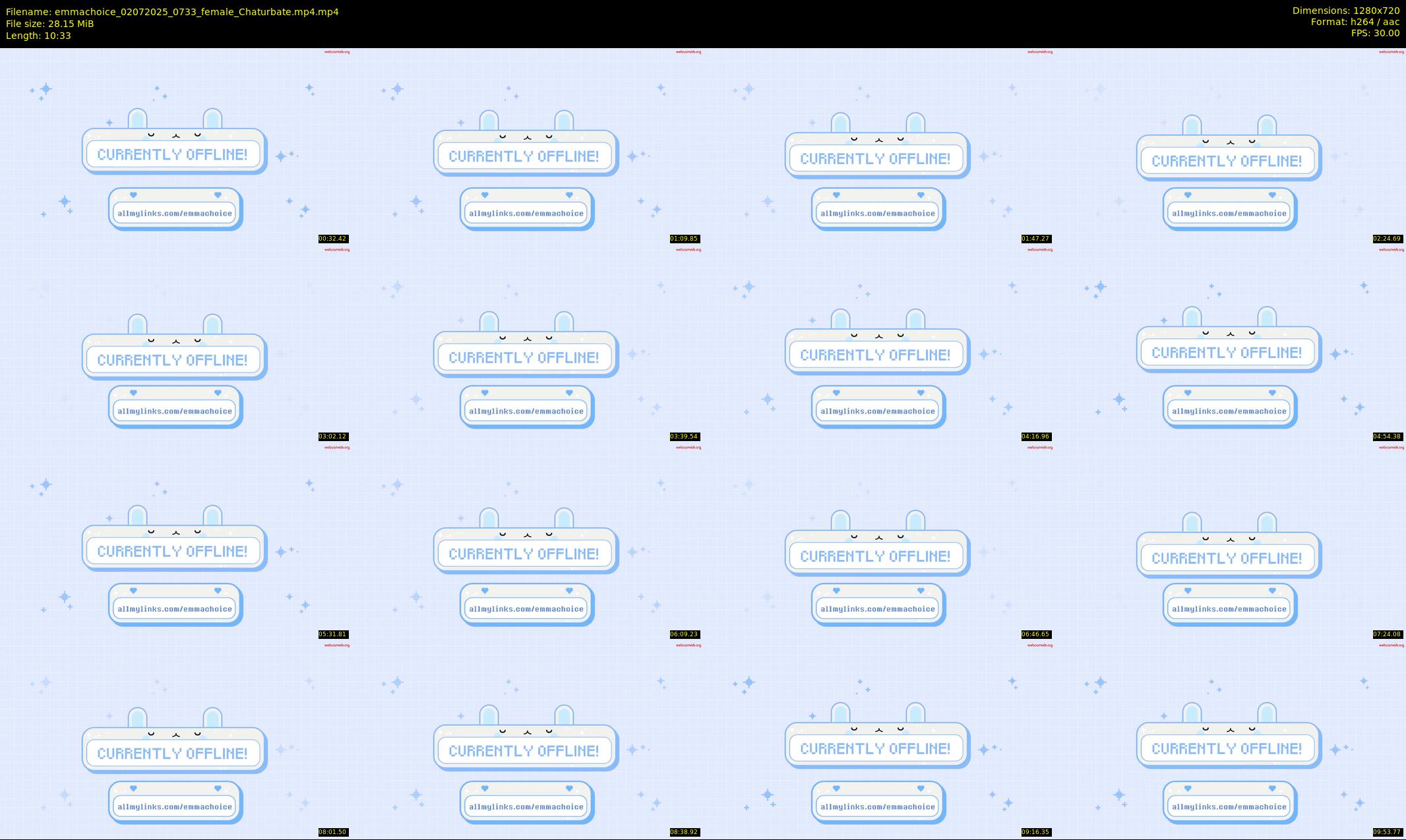 emmachoice — 11 minute Chaturbate female cam show recording, 720p, Jul 2, 2025