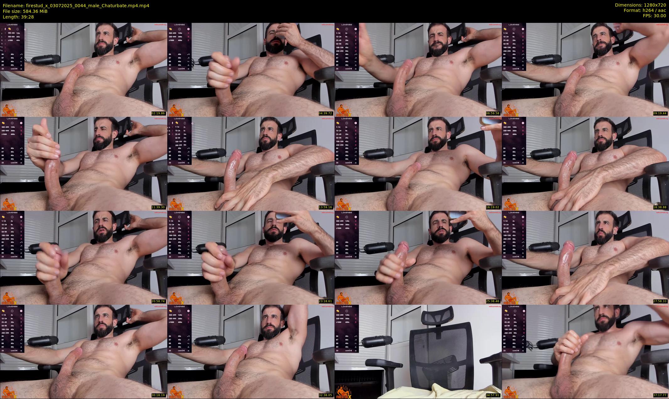 firestud_x — 40 minute Chaturbate male cam show recording, 720p, Jul 3, 2025