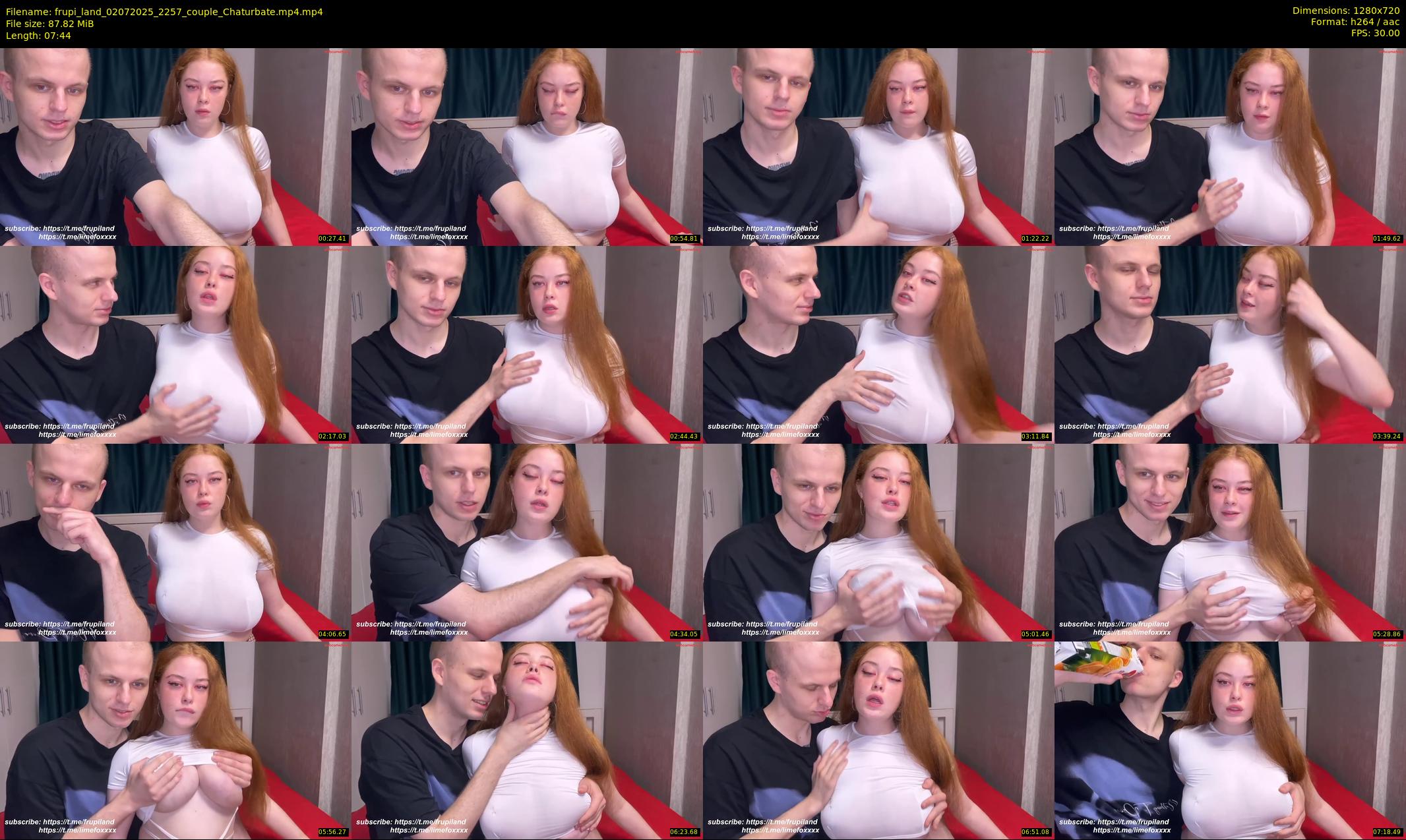 frupi_land — 8 minute Chaturbate couple cam show recording, 720p, Jul 2, 2025