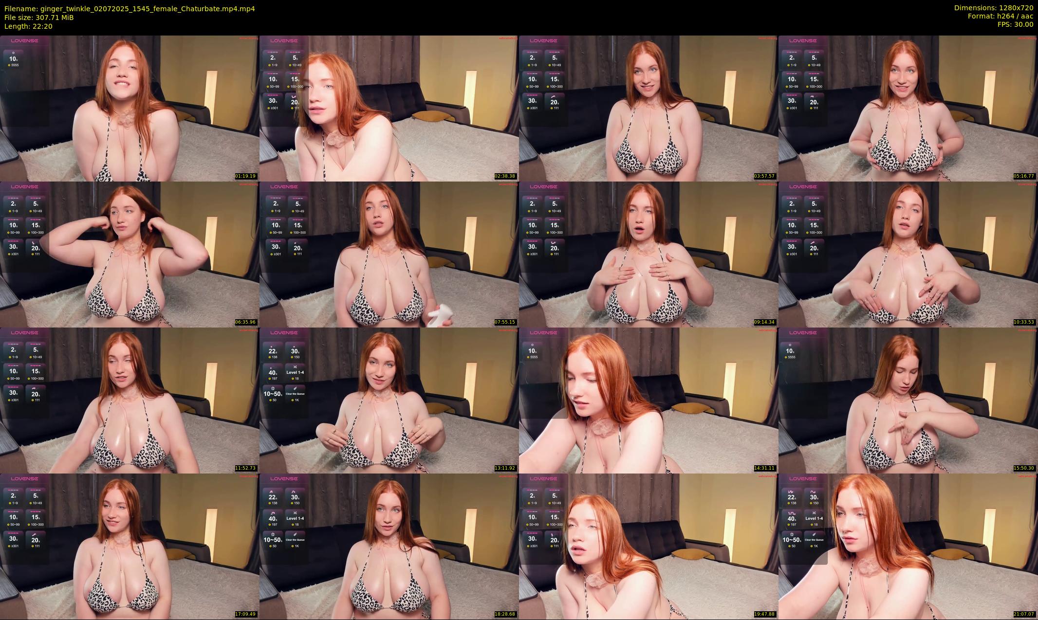 ginger_twinkle — 23 minute Chaturbate female cam show recording, 720p, Jul 2, 2025