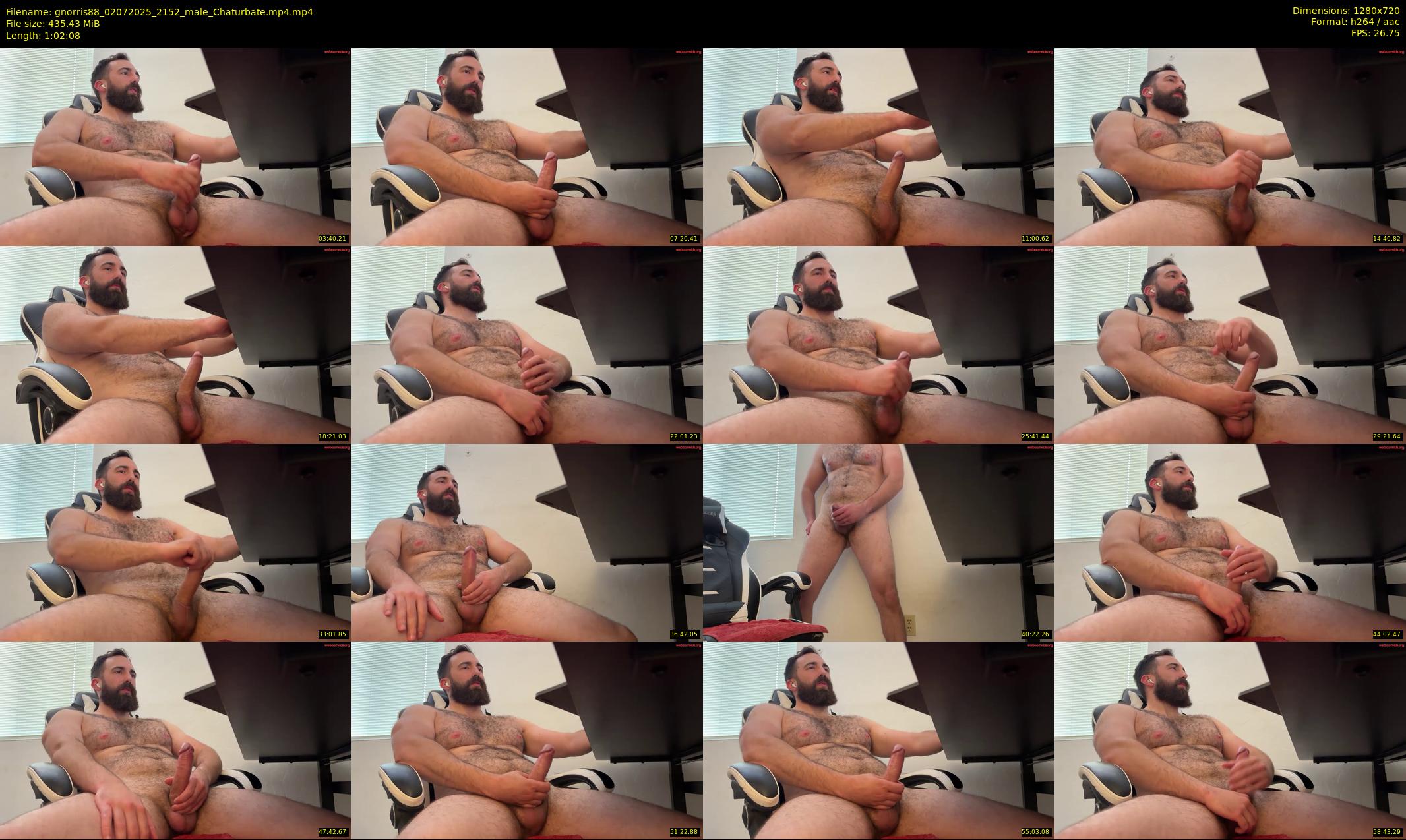 gnorris88 — 63 minute Chaturbate male cam show recording, 720p, Jul 2, 2025